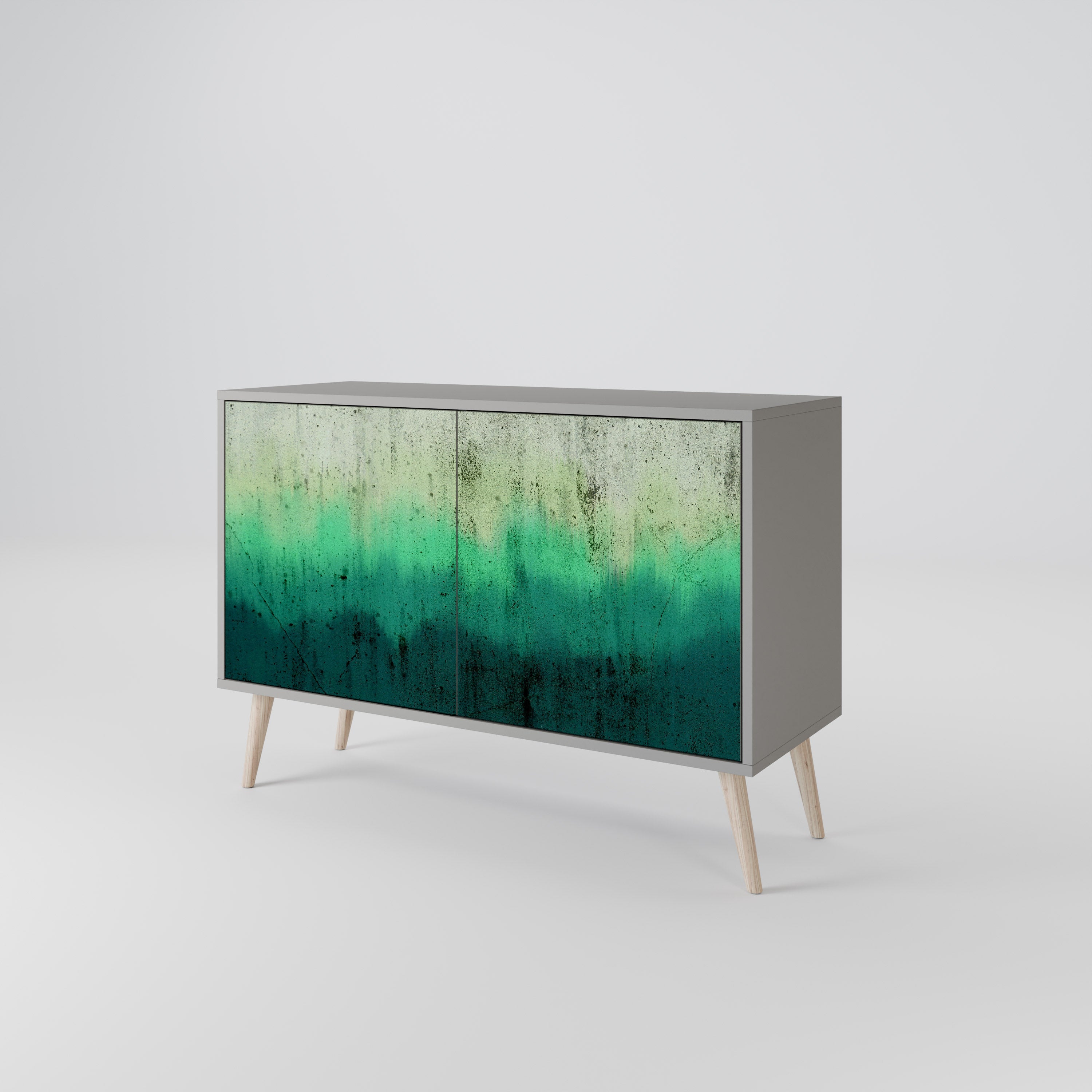 NORTHERN LIGHTS Sideboard mit 2 Türen in Grau