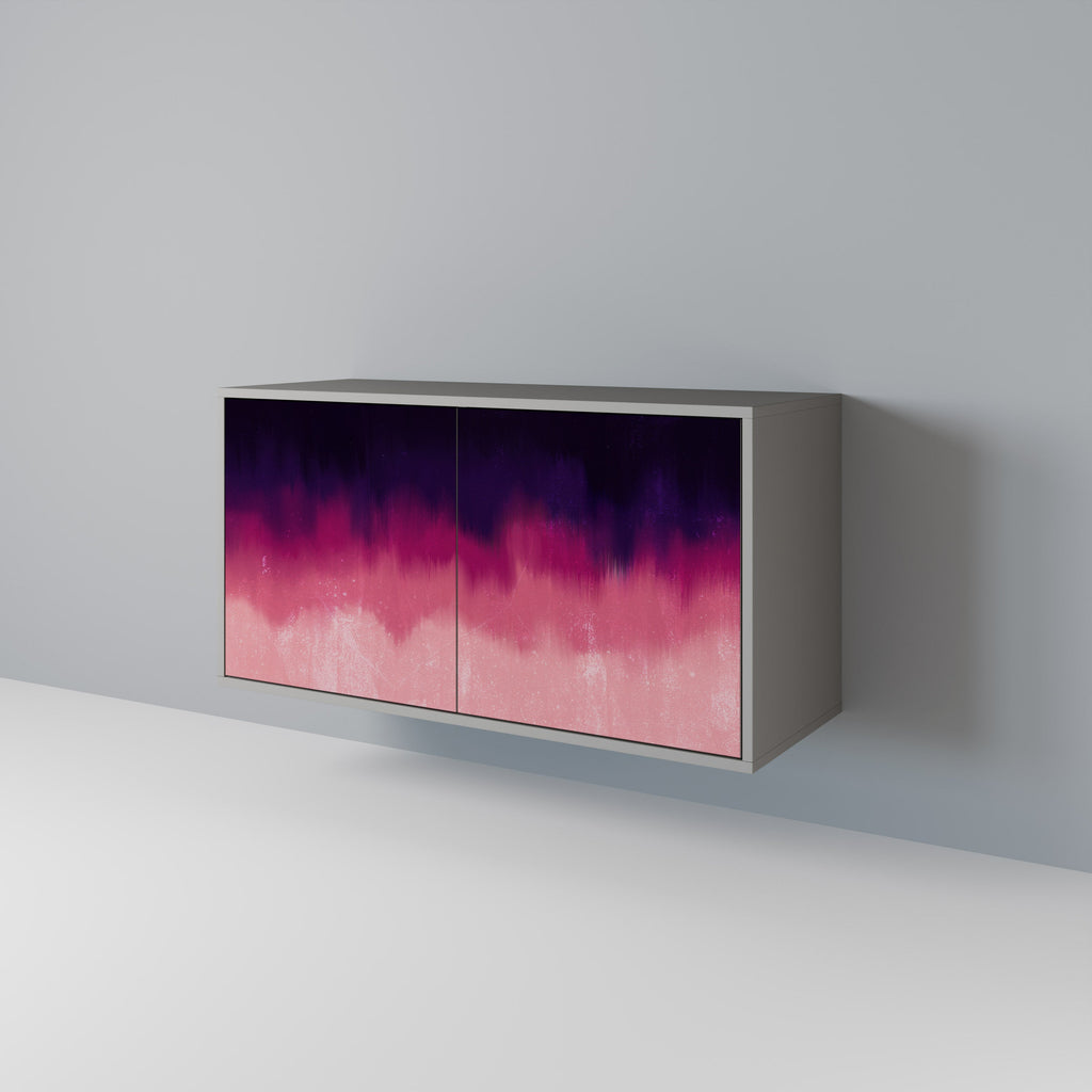 AURORA BOREALIS Sideboard mit 2 Türen in Grau