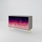 AURORA BOREALIS Sideboard mit 2 Türen in Grau