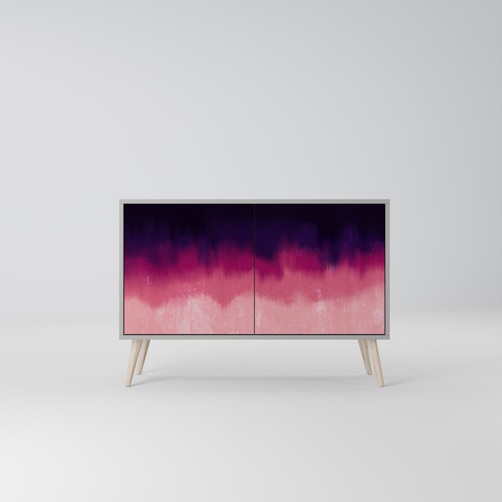 AURORA BOREALIS Sideboard mit 2 Türen in Grau