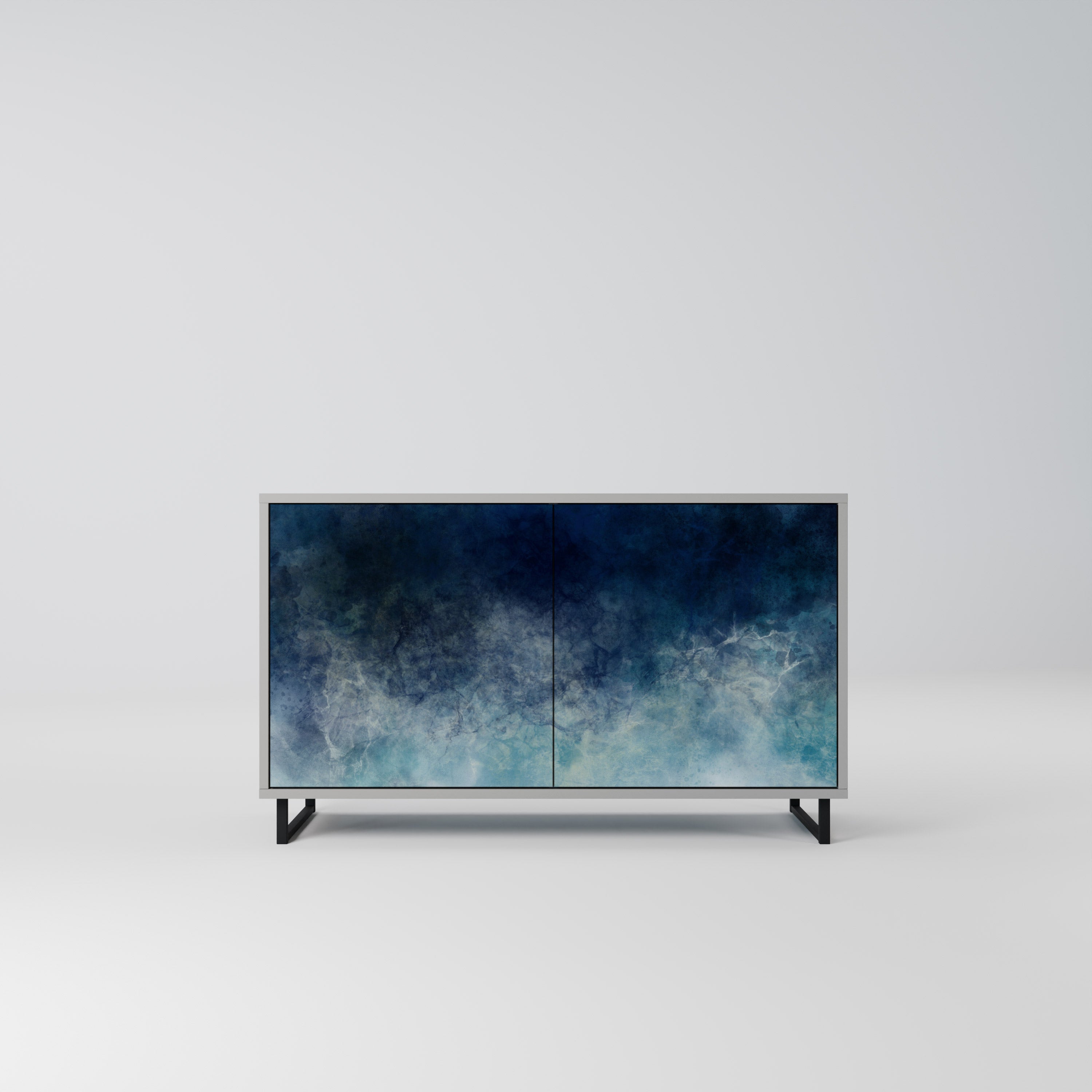 CELESTIAL FALL Sideboard mit 2 Türen in Grau
