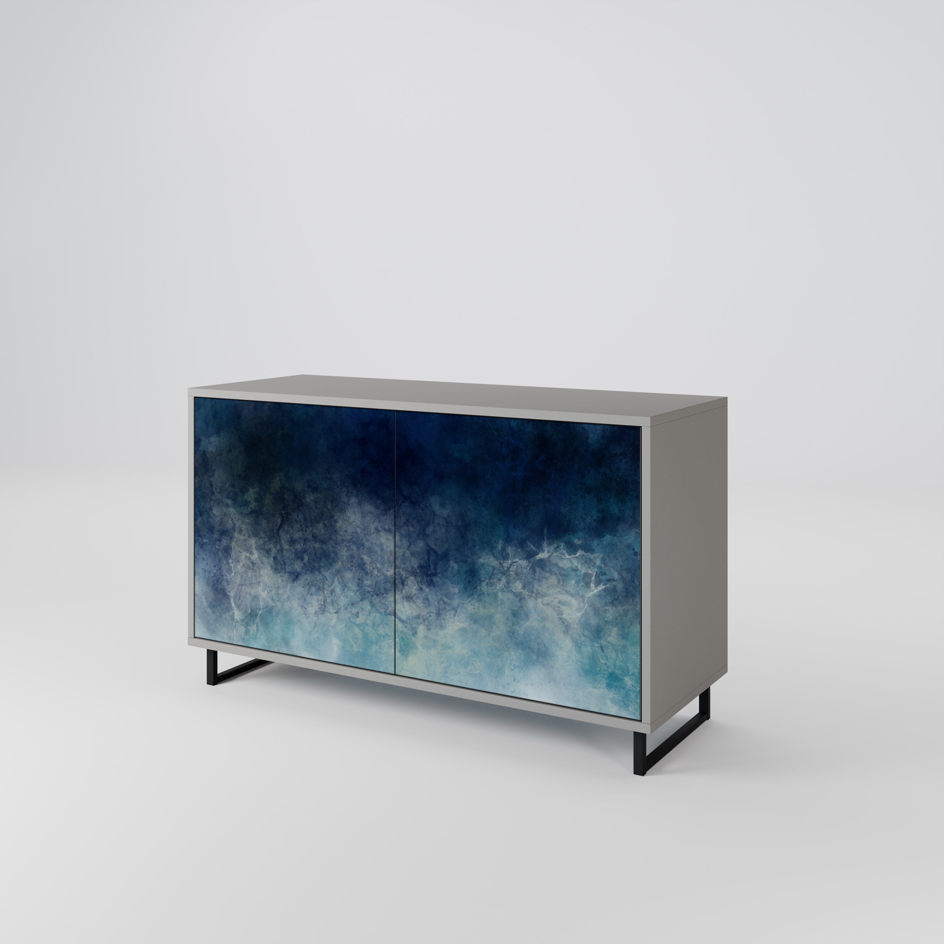 CELESTIAL FALL Sideboard mit 2 Türen in Grau
