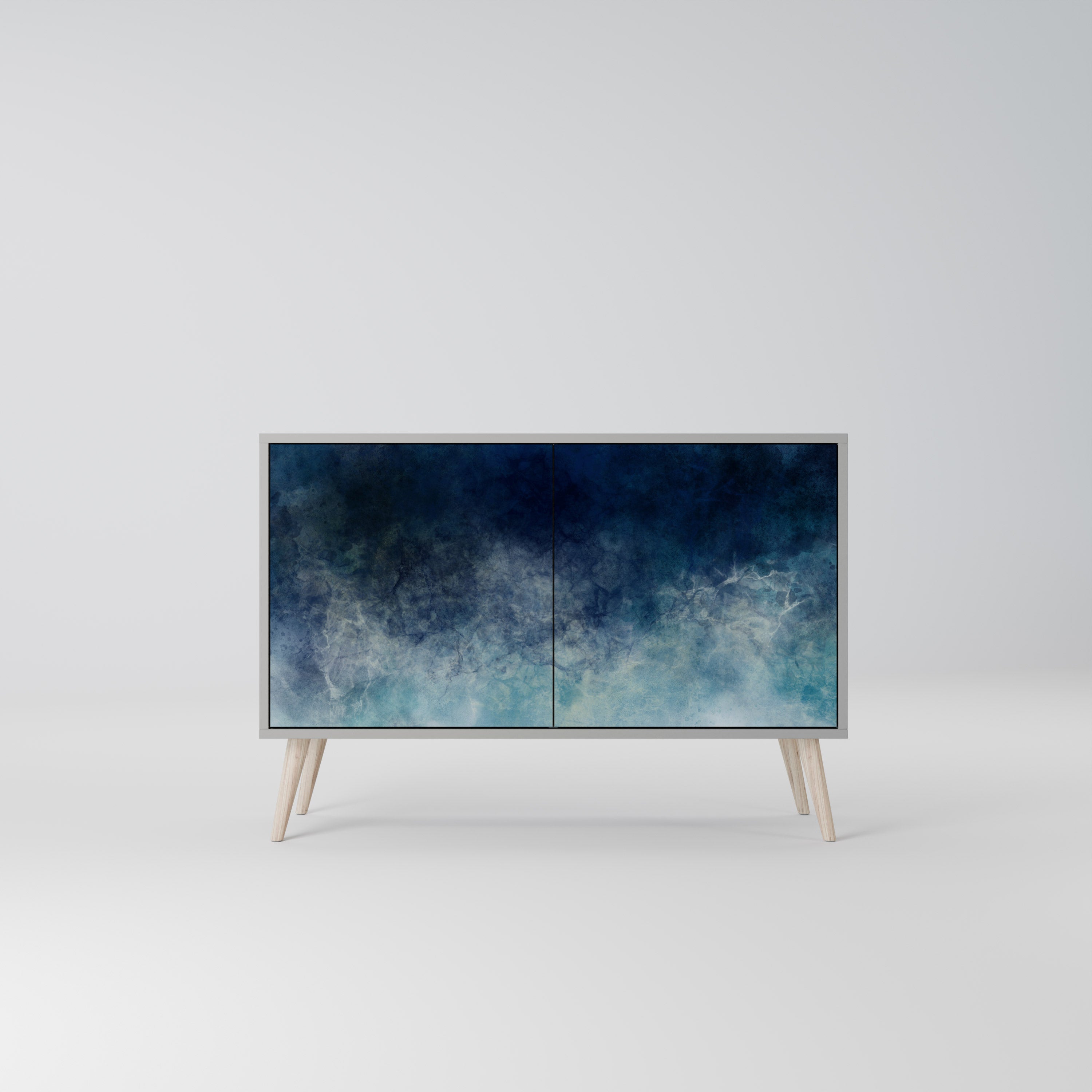 CELESTIAL FALL Sideboard mit 2 Türen in Grau