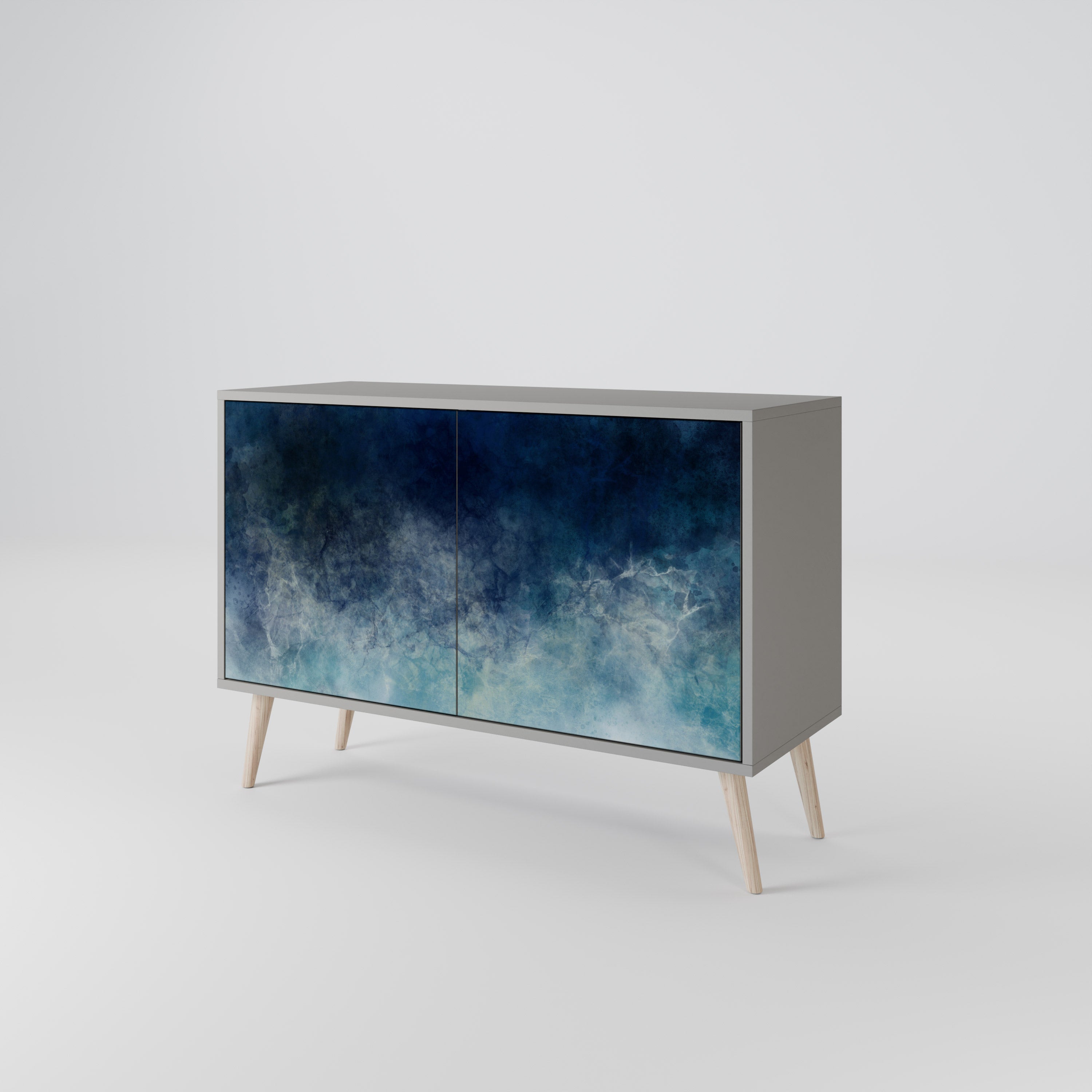 CELESTIAL FALL Sideboard mit 2 Türen in Grau