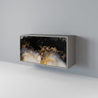 MARBLE OF TOMMORROW Sideboard mit 2 Türen in Grau