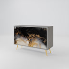 MARBLE OF TOMMORROW Sideboard mit 2 Türen in Grau