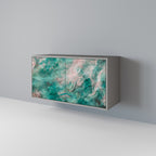 ABSTRACT ALCHEMY Sideboard mit 2 Türen in Grau
