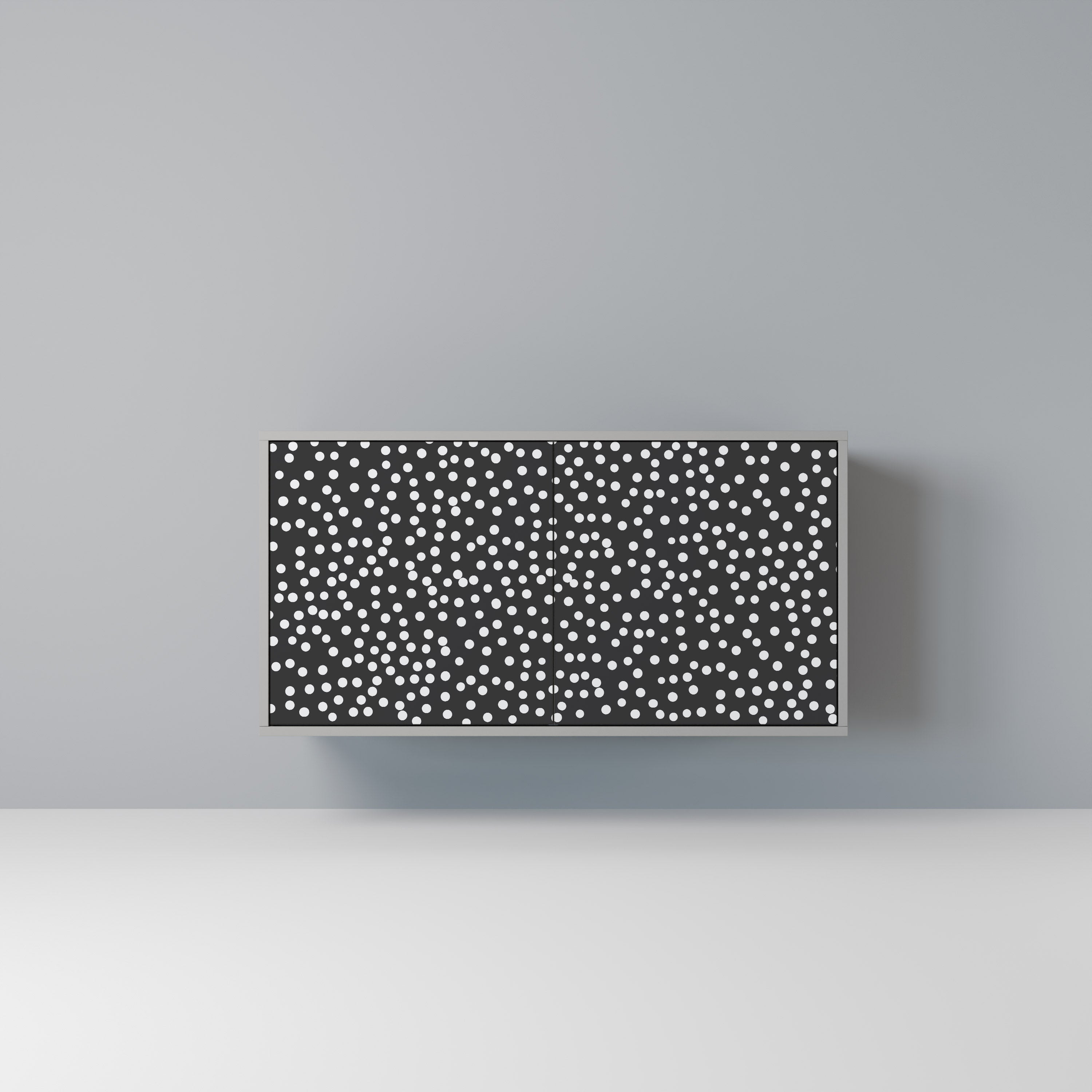 BLINDING LIGHTS Sideboard mit 2 Türen in Grau