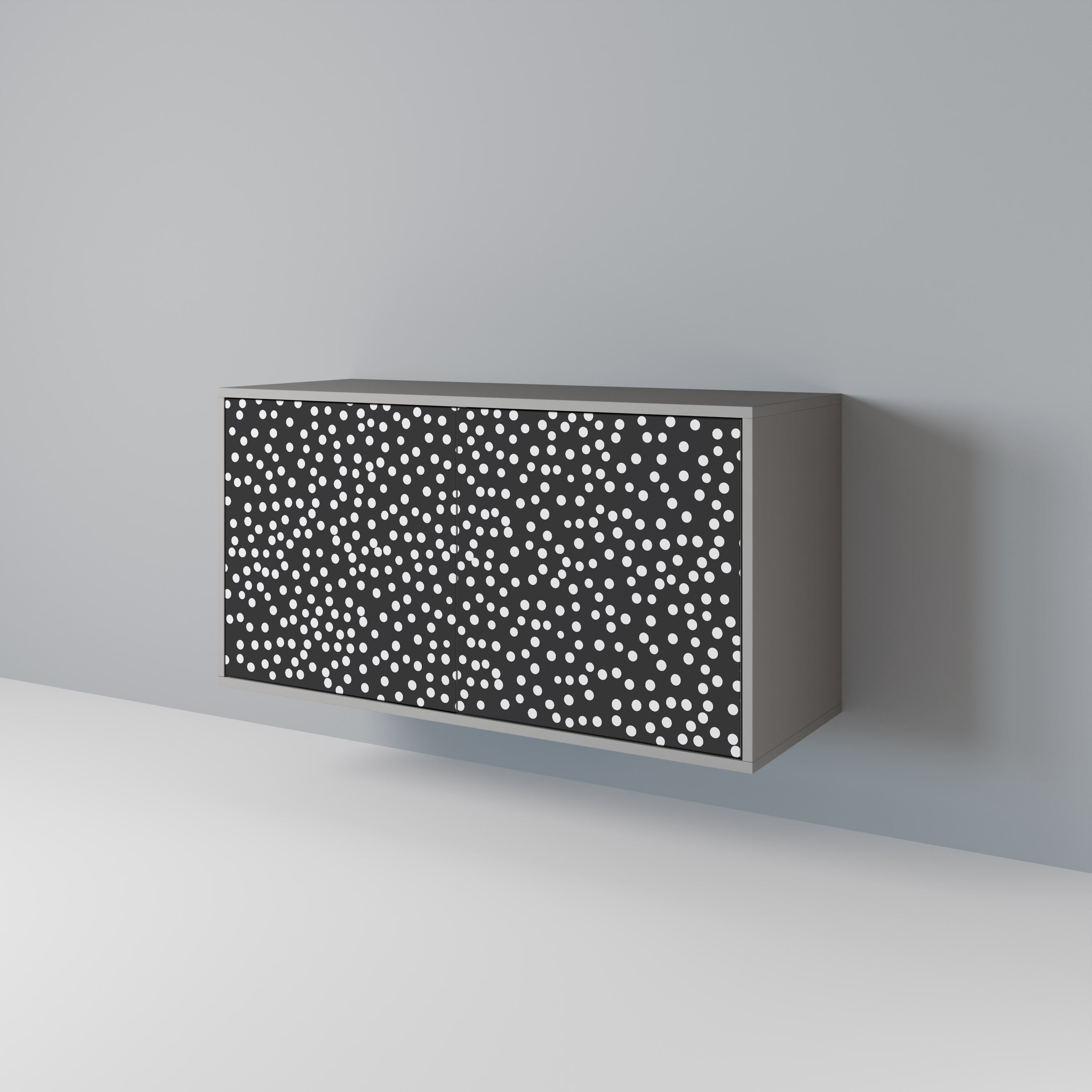 BLINDING LIGHTS Sideboard mit 2 Türen in Grau