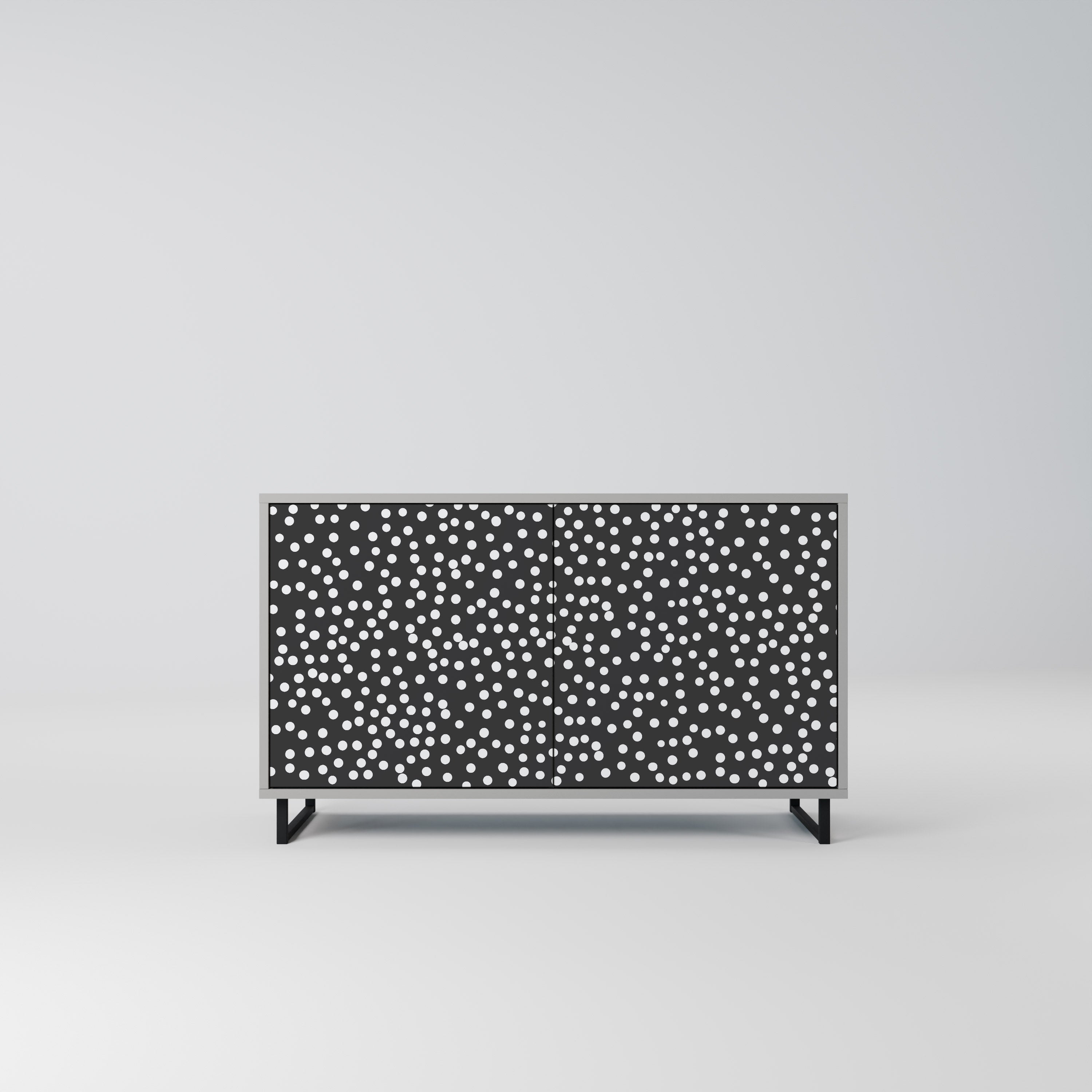 BLINDING LIGHTS Sideboard mit 2 Türen in Grau