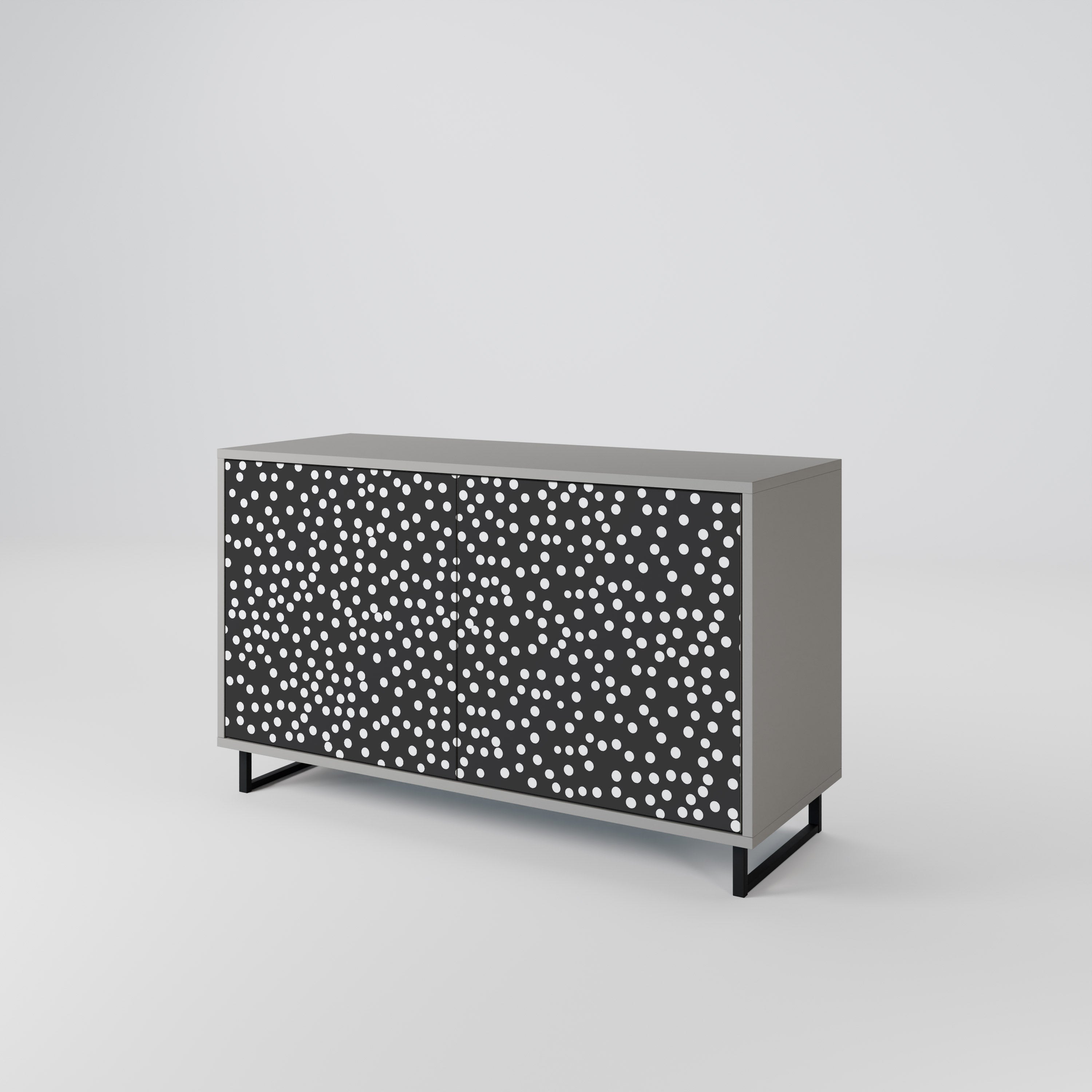 BLINDING LIGHTS Sideboard mit 2 Türen in Grau