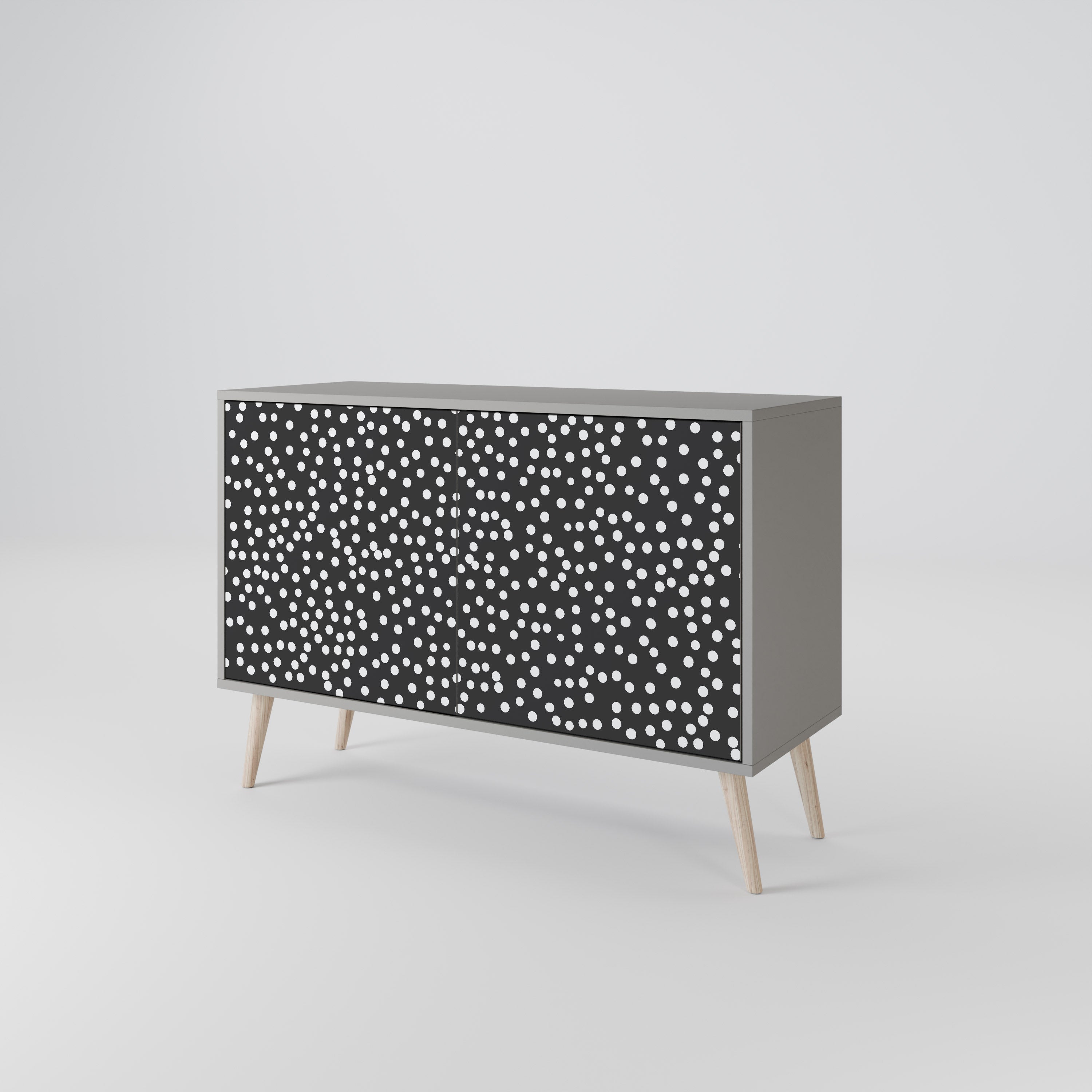 BLINDING LIGHTS Sideboard mit 2 Türen in Grau