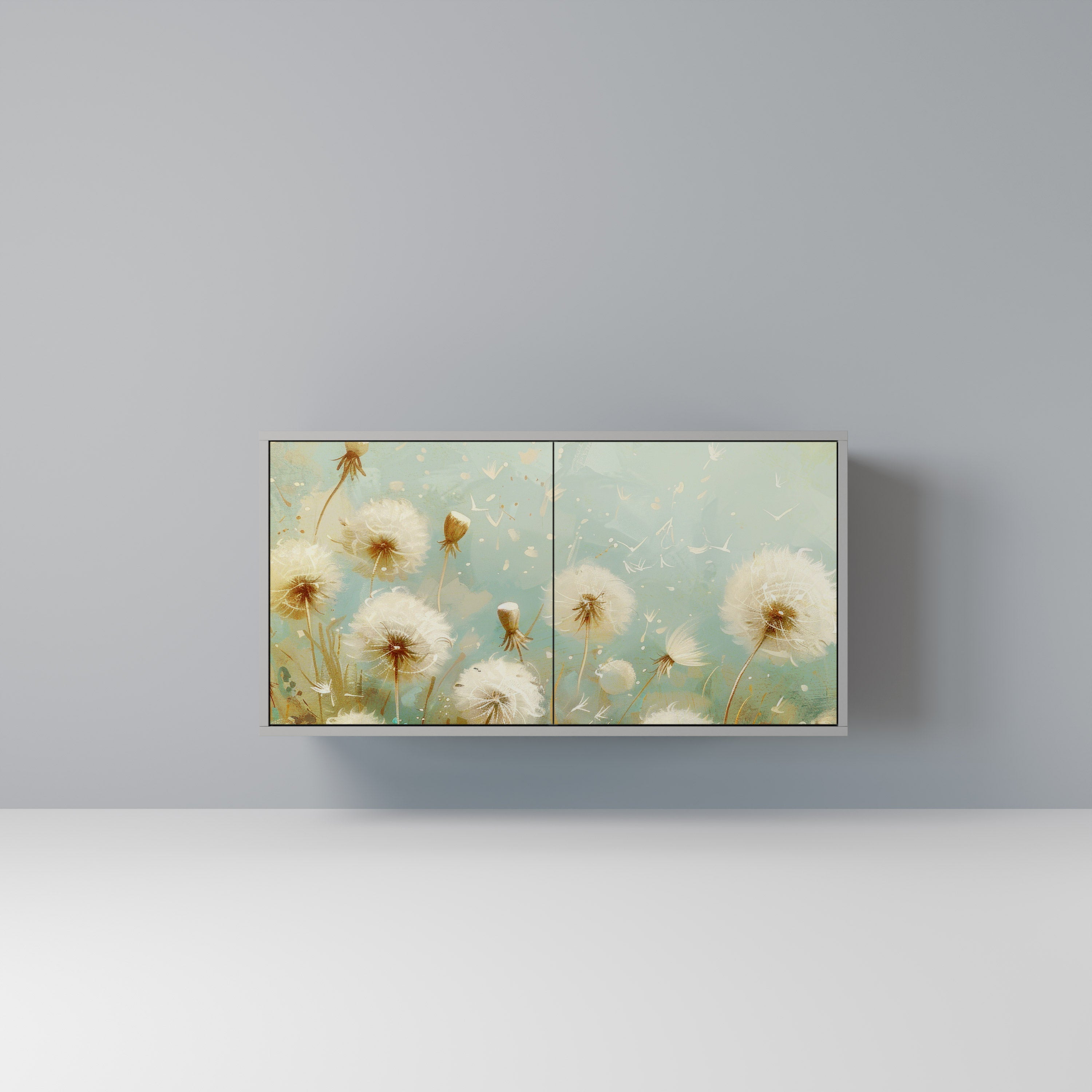 DREAMY MEADOW Sideboard mit 2 Türen in Grau