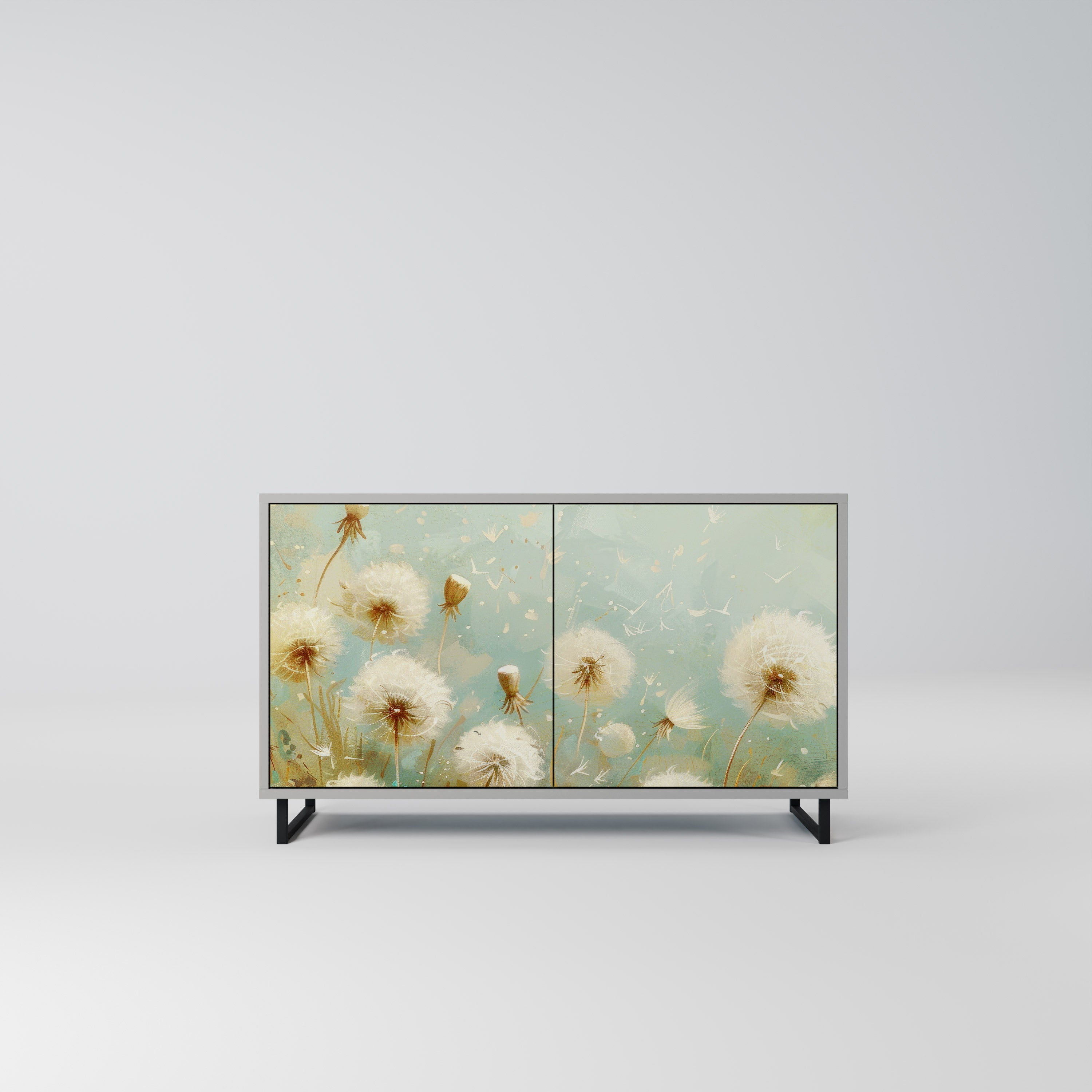 DREAMY MEADOW Sideboard mit 2 Türen in Grau