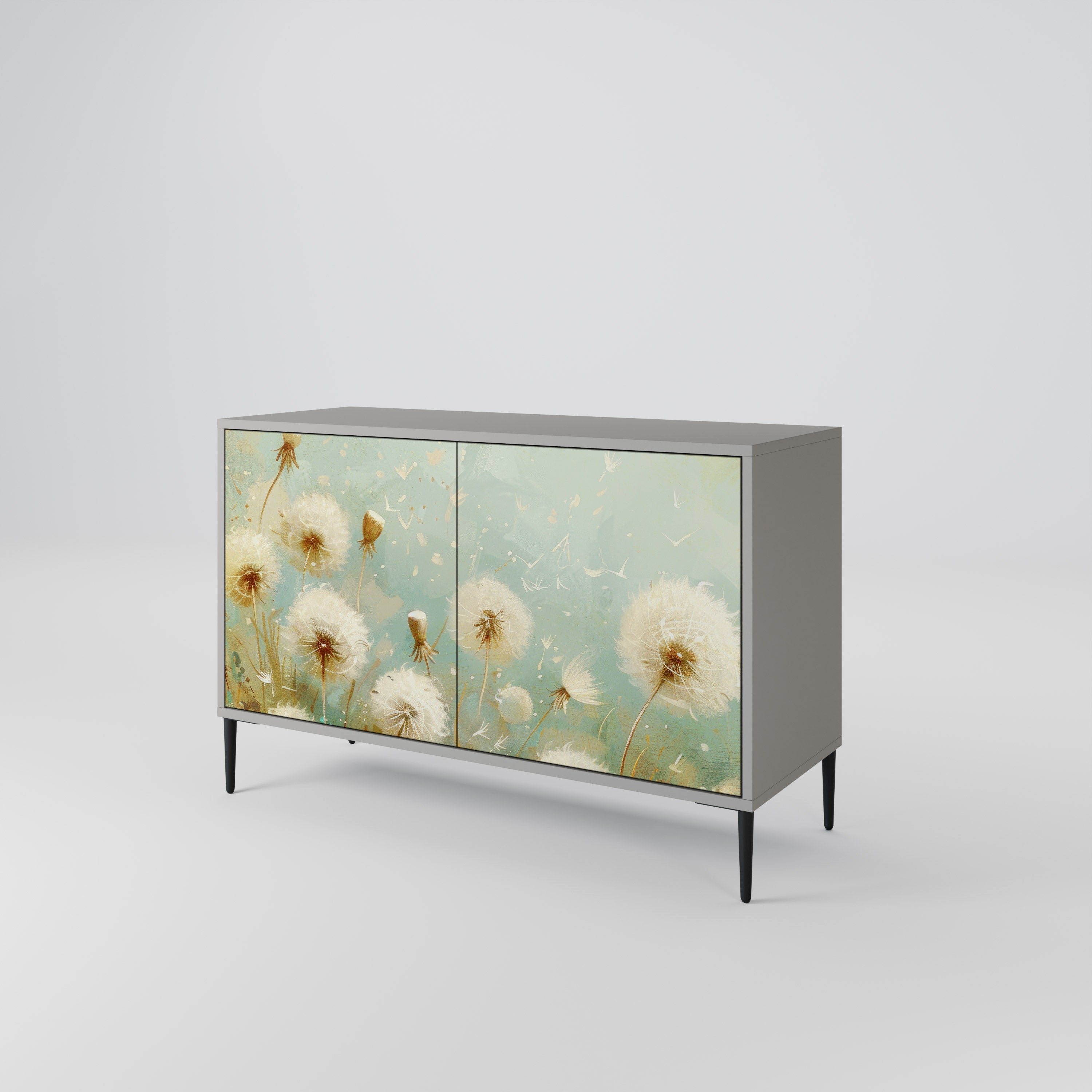 DREAMY MEADOW Sideboard mit 2 Türen in Grau