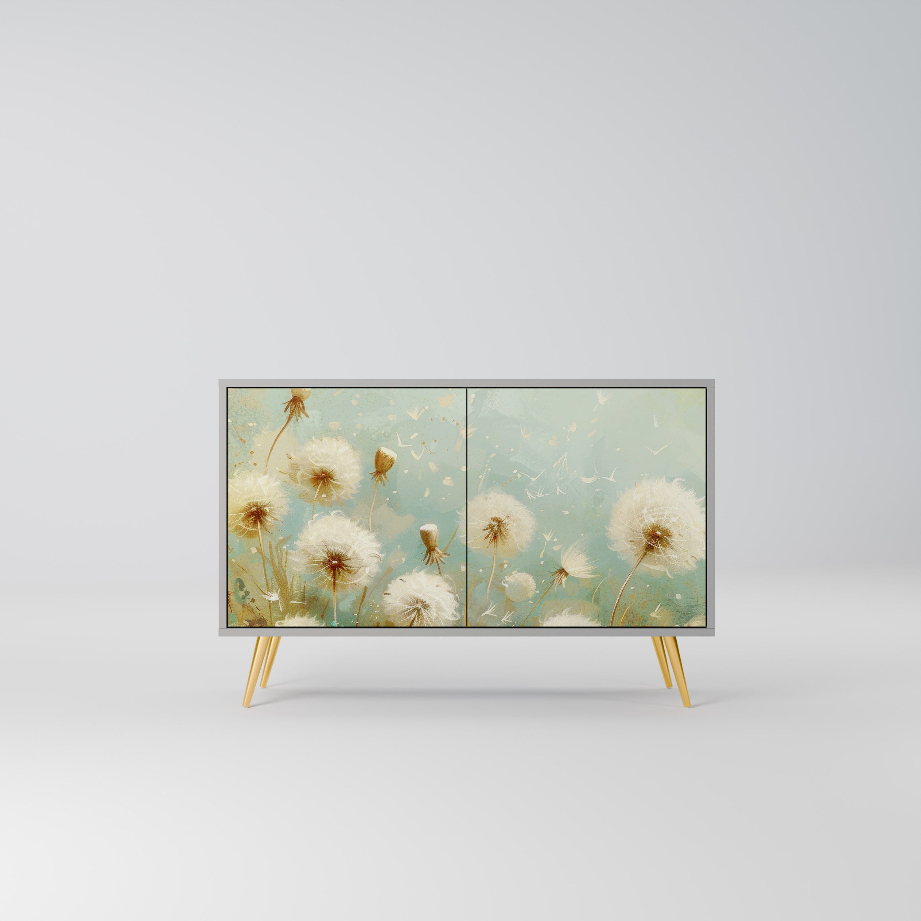 DREAMY MEADOW Sideboard mit 2 Türen in Grau