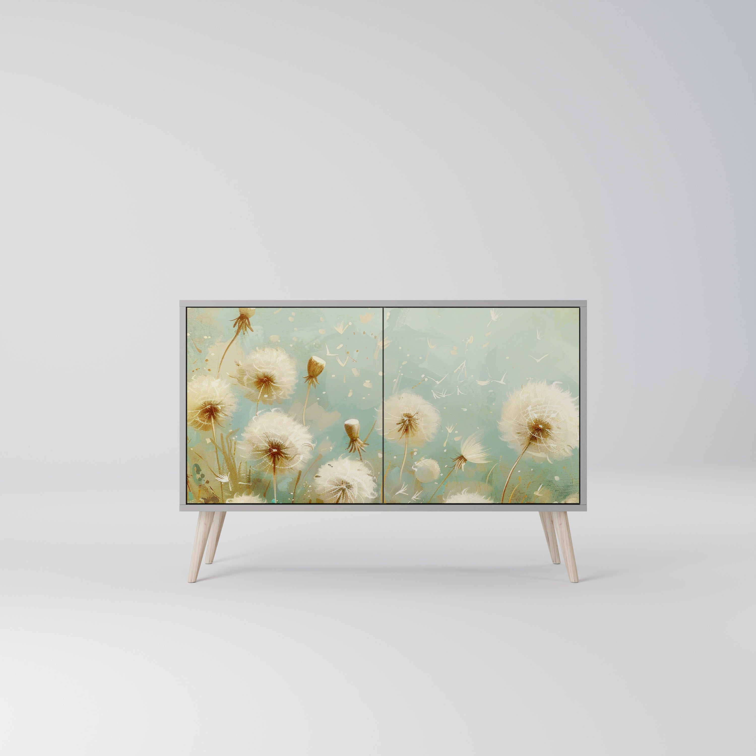 DREAMY MEADOW Sideboard mit 2 Türen in Grau