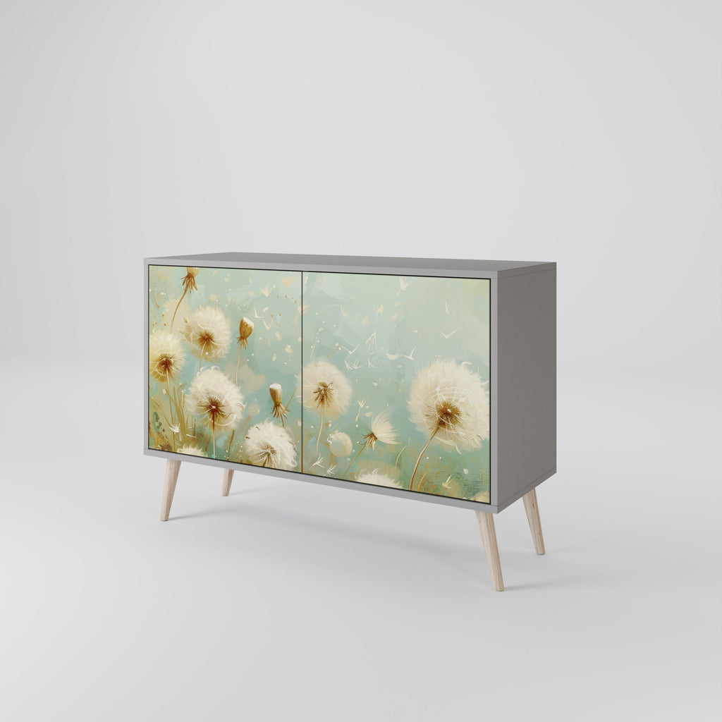 DREAMY MEADOW Sideboard mit 2 Türen in Grau