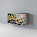 BLOOMING WATERS Sideboard mit 2 Türen in Grau