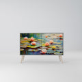 BLOOMING WATERS Sideboard mit 2 Türen in Grau