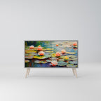 BLOOMING WATERS Sideboard mit 2 Türen in Grau