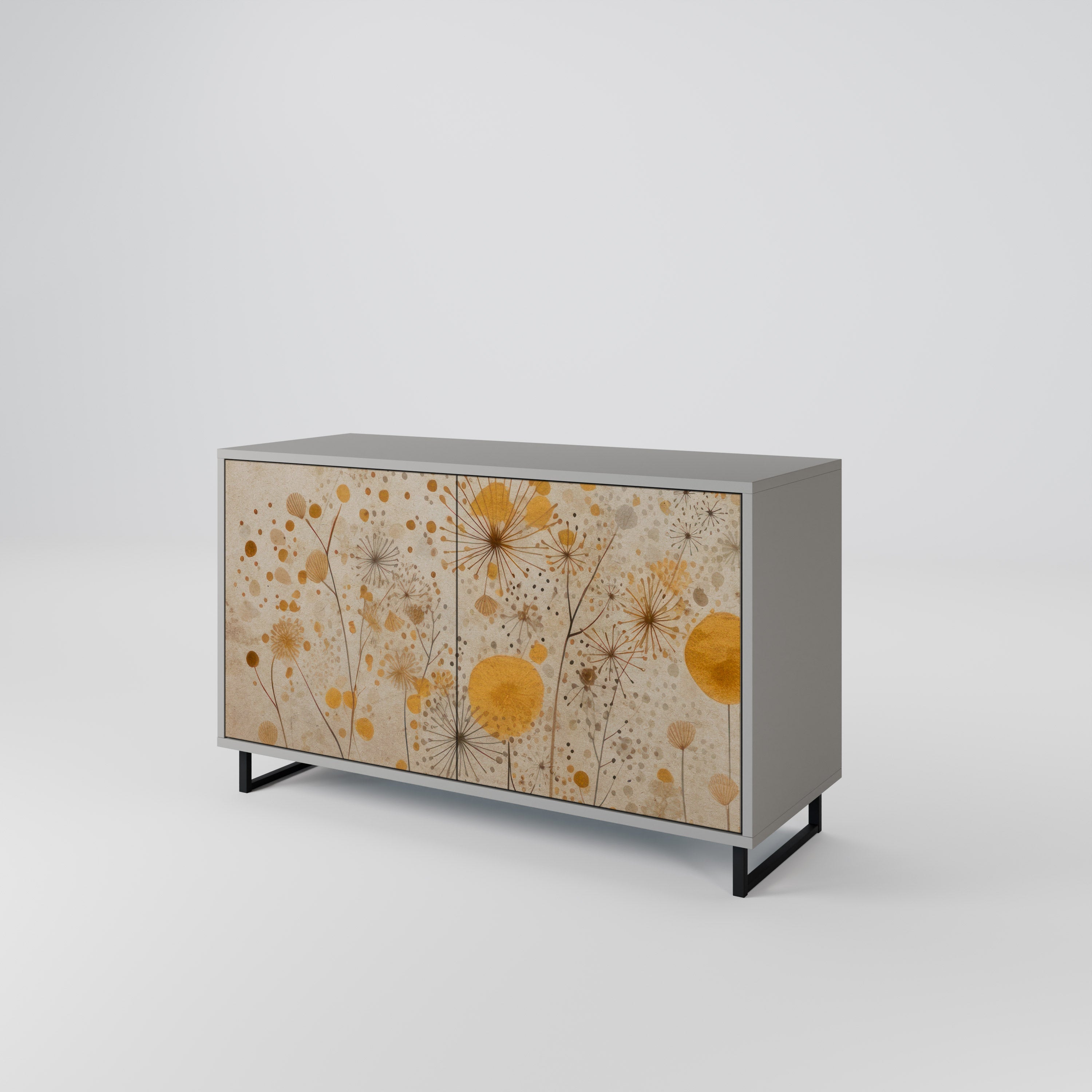 MORNING GLADE Sideboard mit 2 Türen in Grau