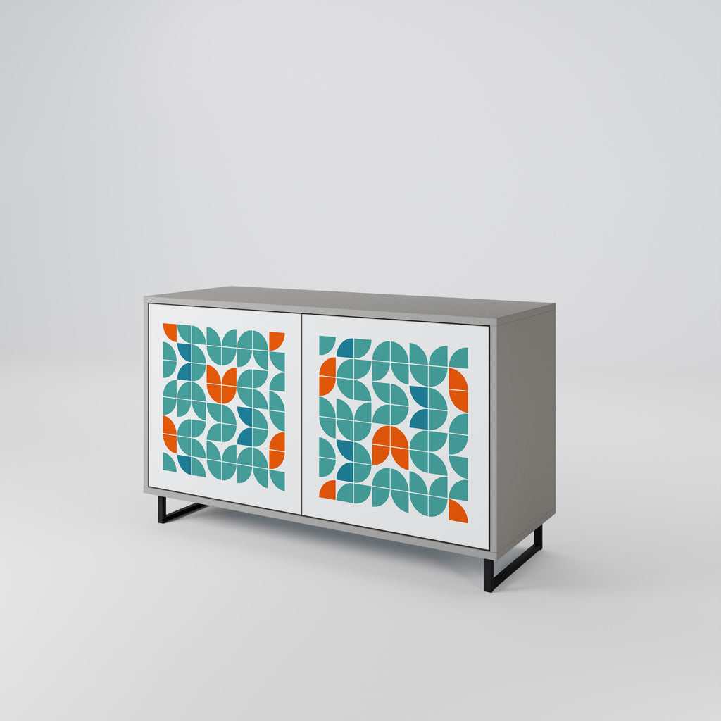 BE THE CHANGE Sideboard mit 2 Türen in Grau