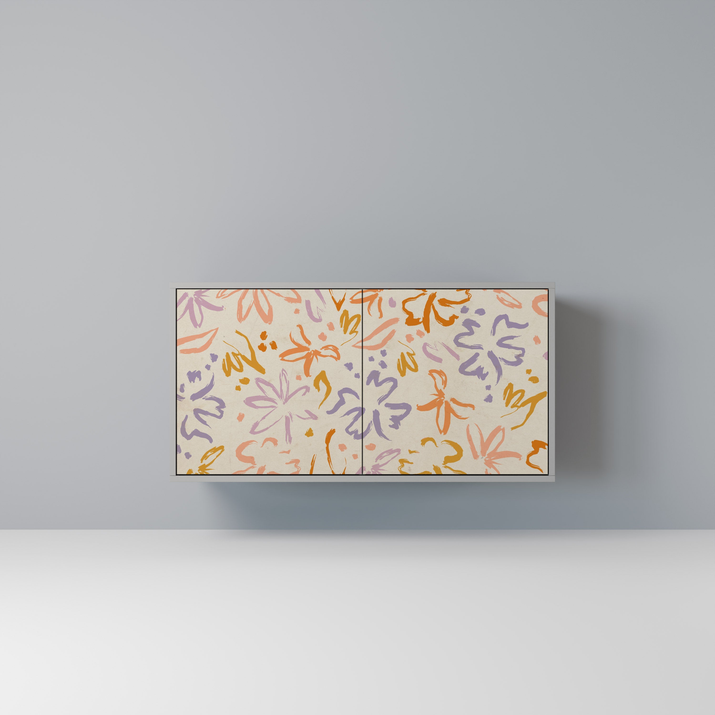 SPRING WHIMSY Sideboard mit 2 Türen in Grau