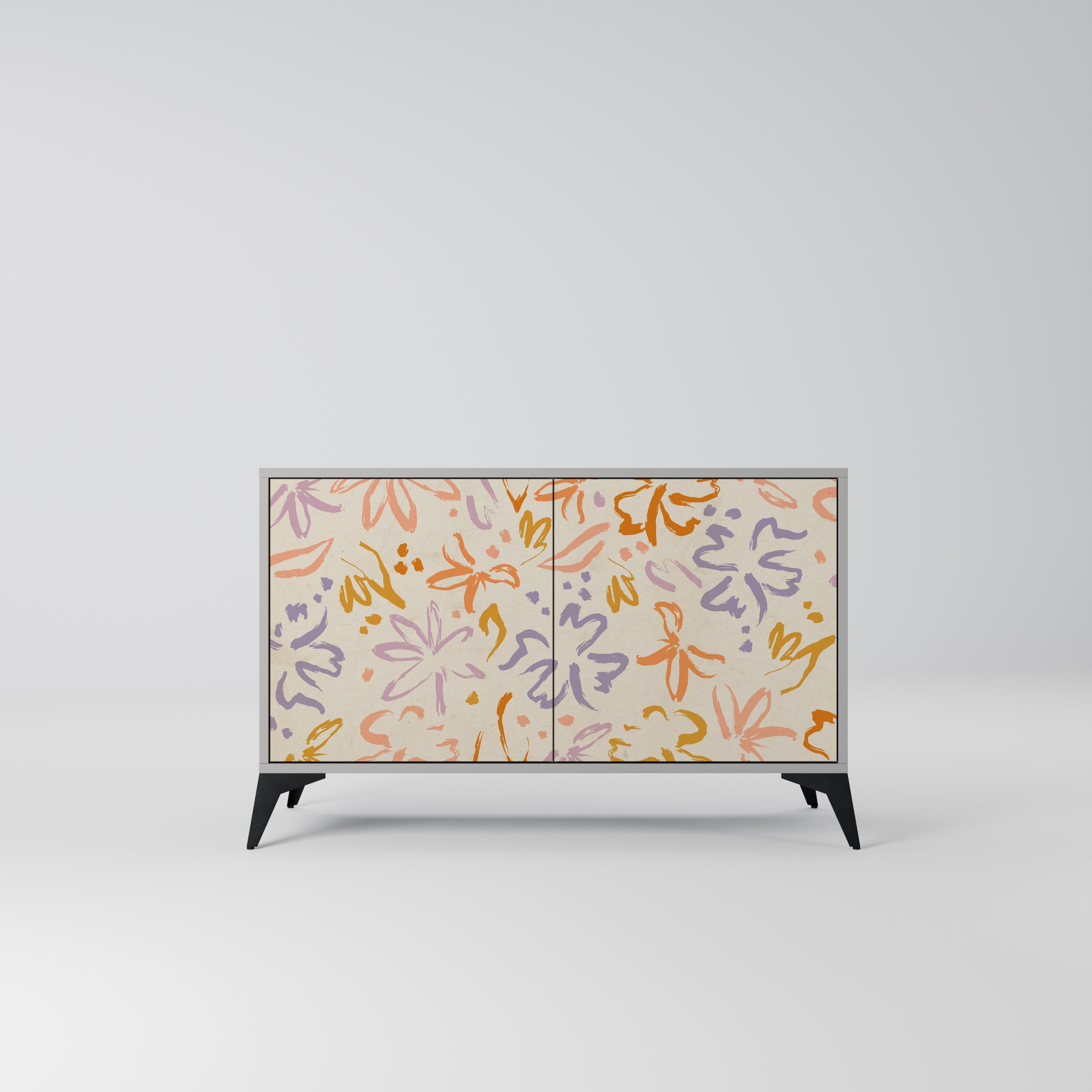SPRING WHIMSY Sideboard mit 2 Türen in Grau