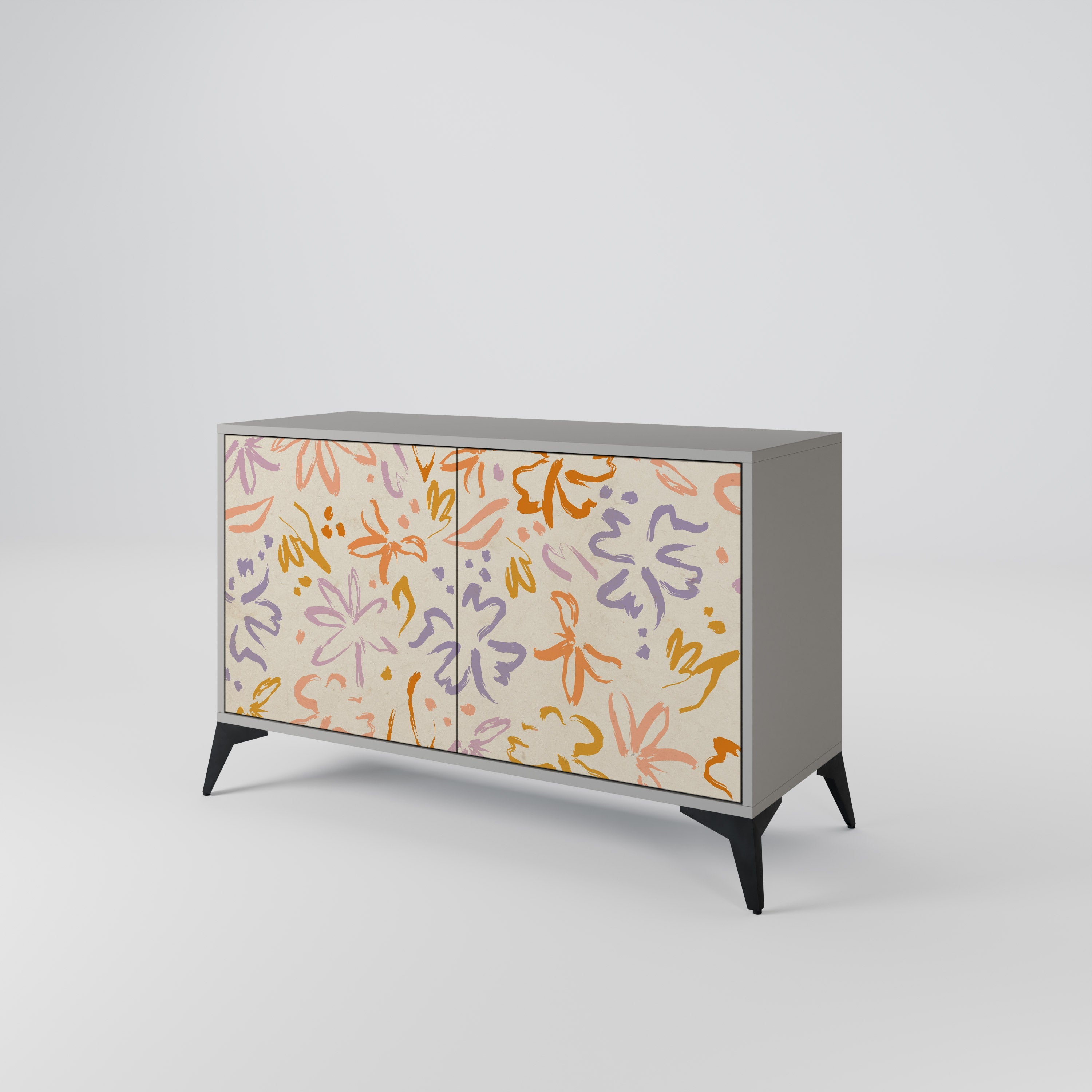 SPRING WHIMSY Sideboard mit 2 Türen in Grau