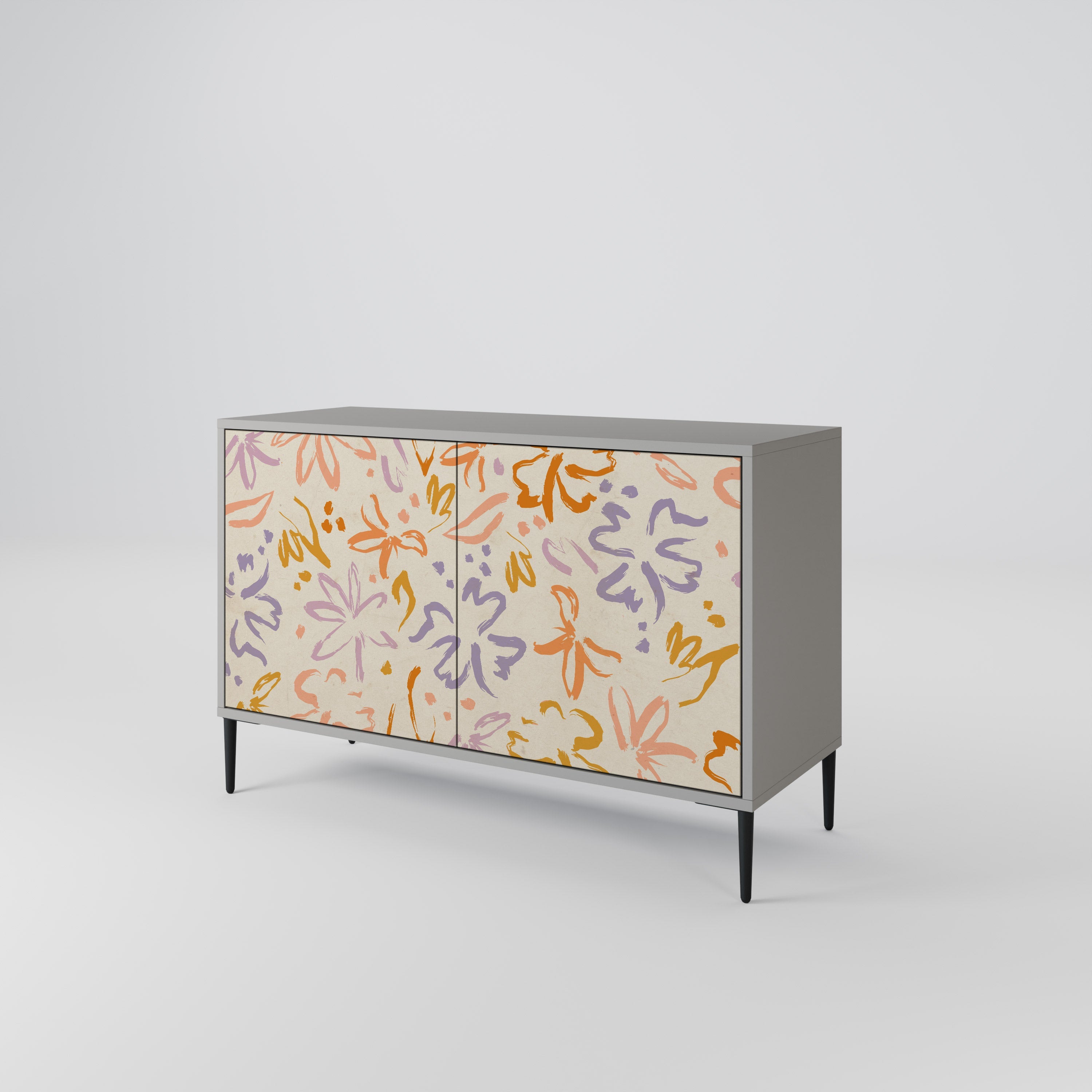 SPRING WHIMSY Sideboard mit 2 Türen in Grau