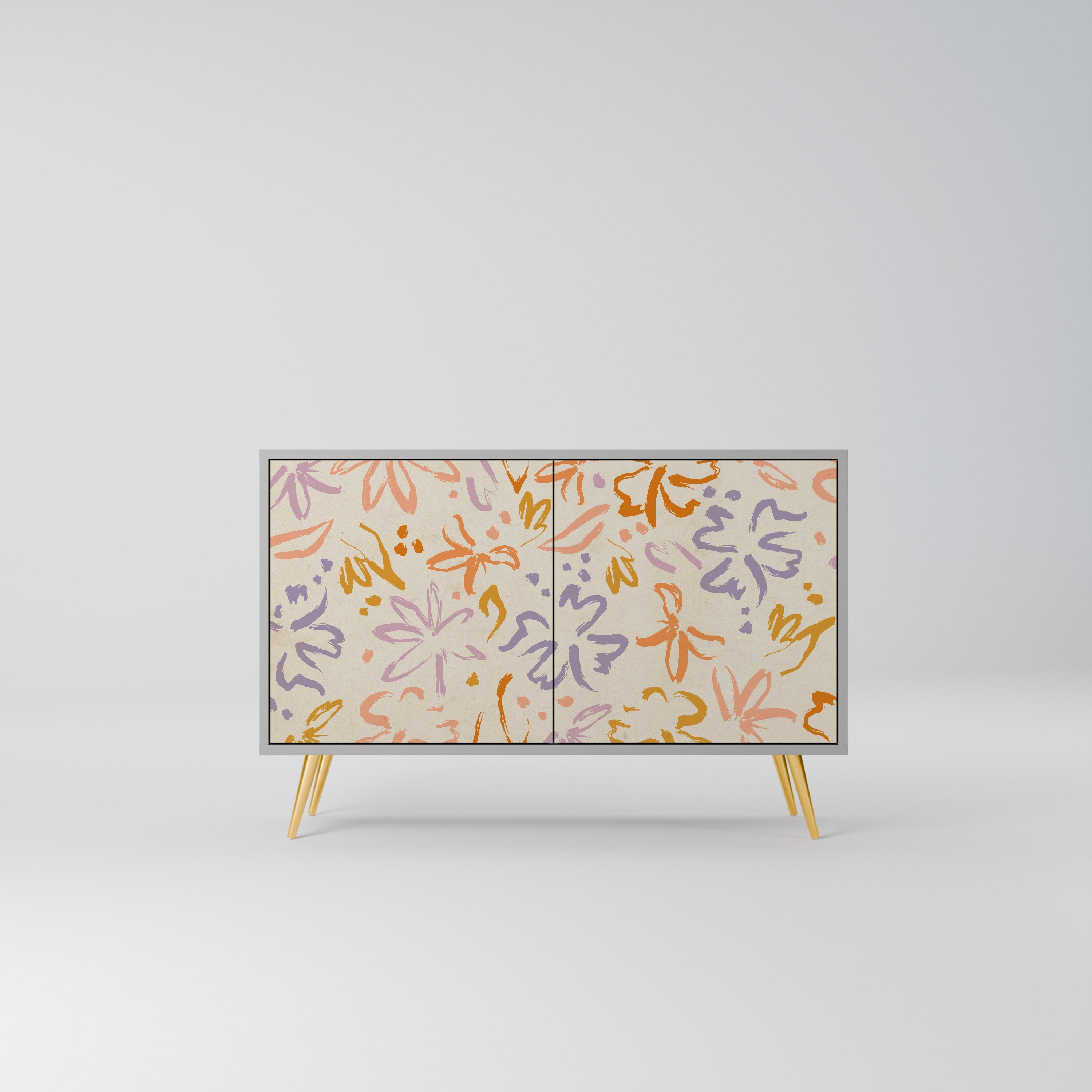 SPRING WHIMSY Sideboard mit 2 Türen in Grau