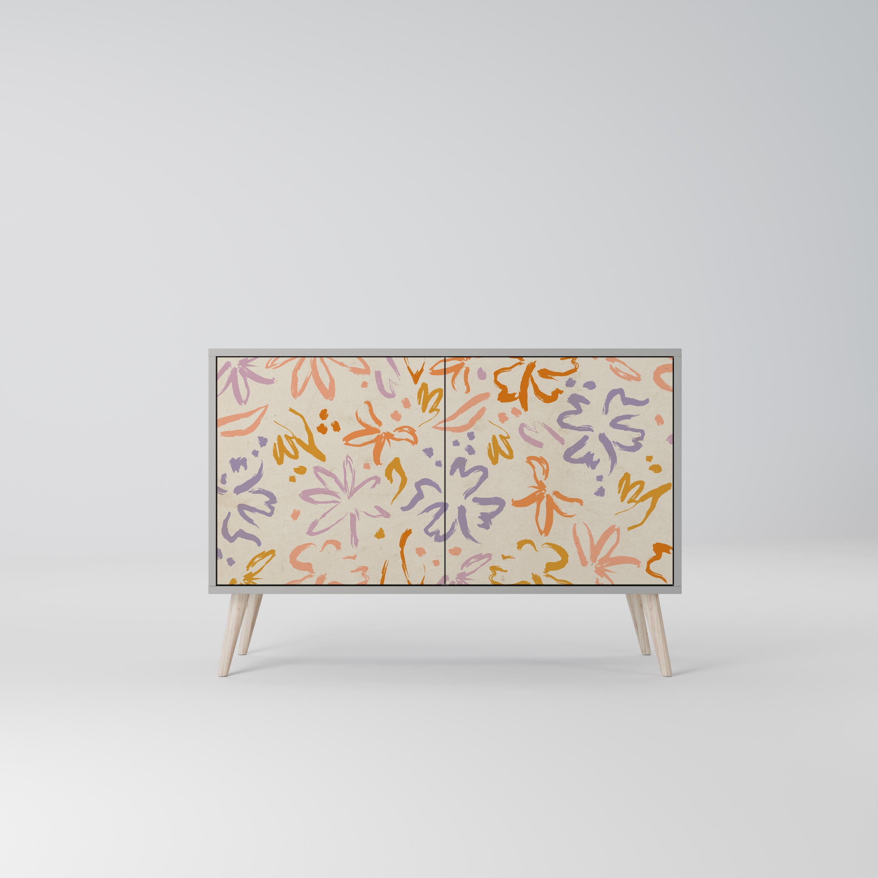 SPRING WHIMSY Sideboard mit 2 Türen in Grau