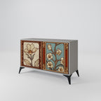 TIMELESS FLORA 2-Door Sideboard in Grey Finish