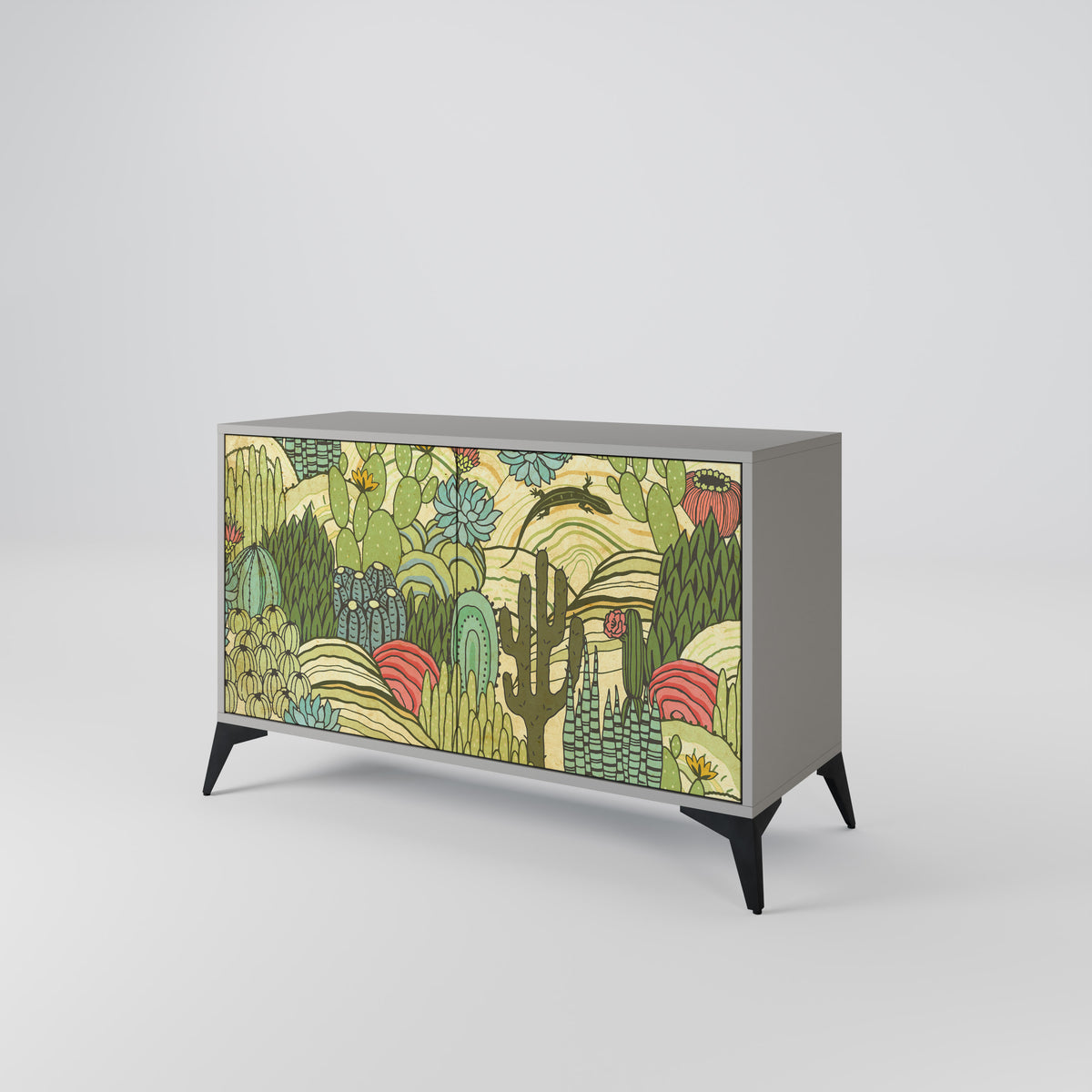 SUCCULENTS KALEIDOSCOPE 2-türiges Sideboard