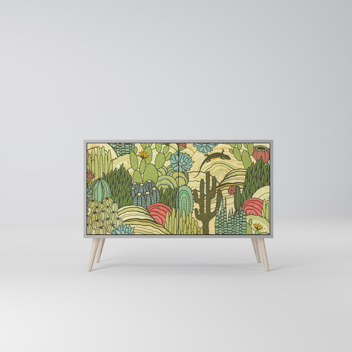 SUCCULENTS KALEIDOSCOPE 2-türiges Sideboard
