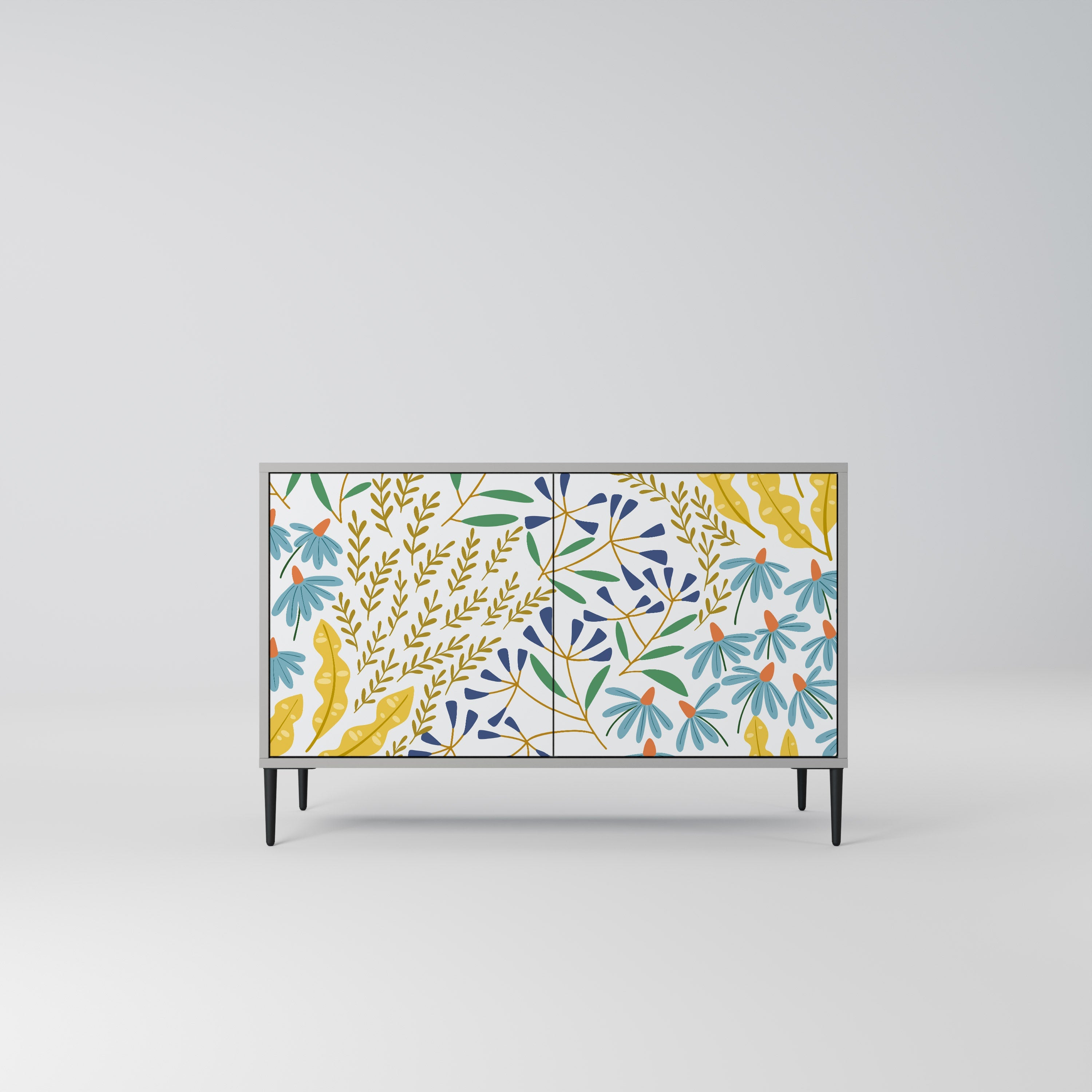 HELLO SPRING Sideboard mit 2 Türen in Grau