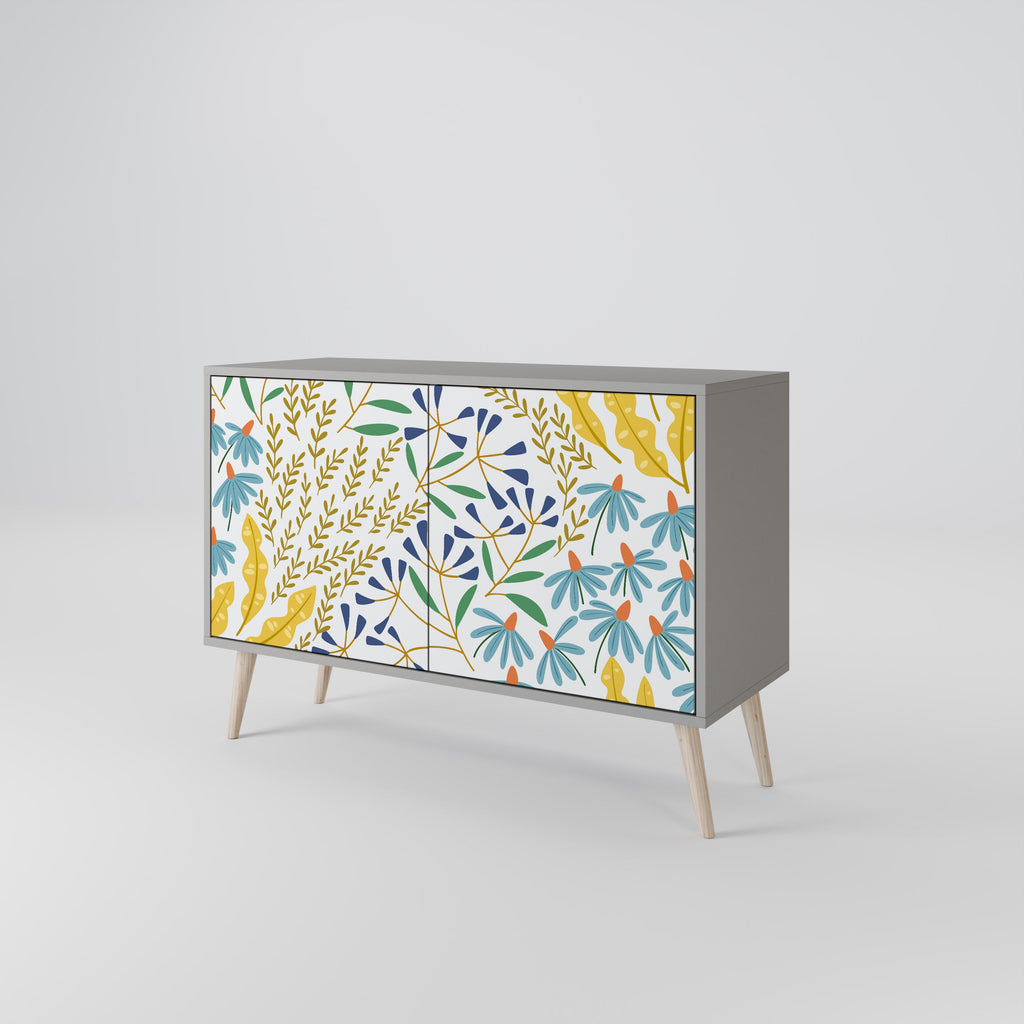 HELLO SPRING Sideboard mit 2 Türen in Grau