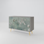 NIGHT LADY Sideboard mit 2 Türen in Grau