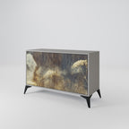 GENTLE POWER Sideboard mit 2 Türen in Grau