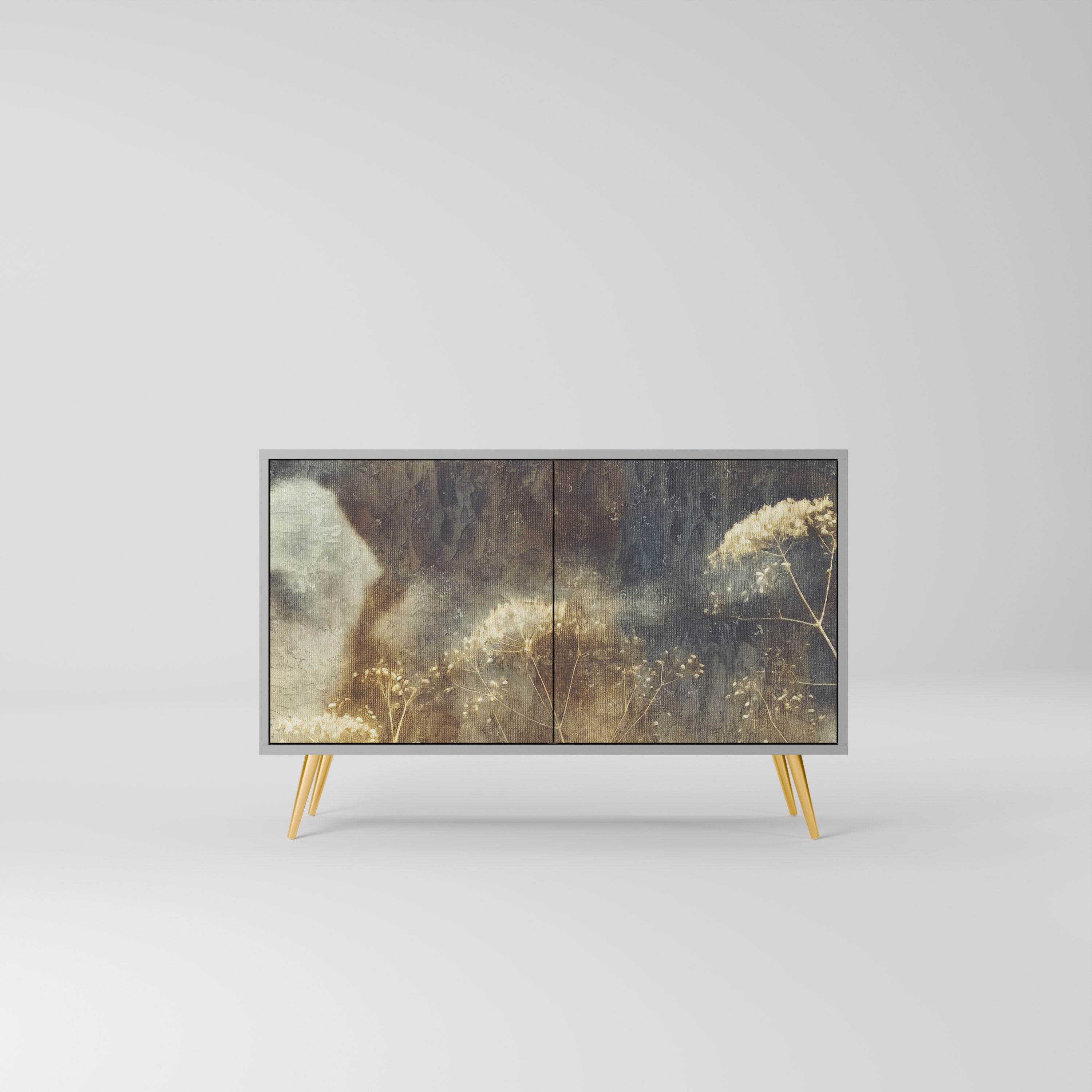 GENTLE POWER Sideboard mit 2 Türen in Grau