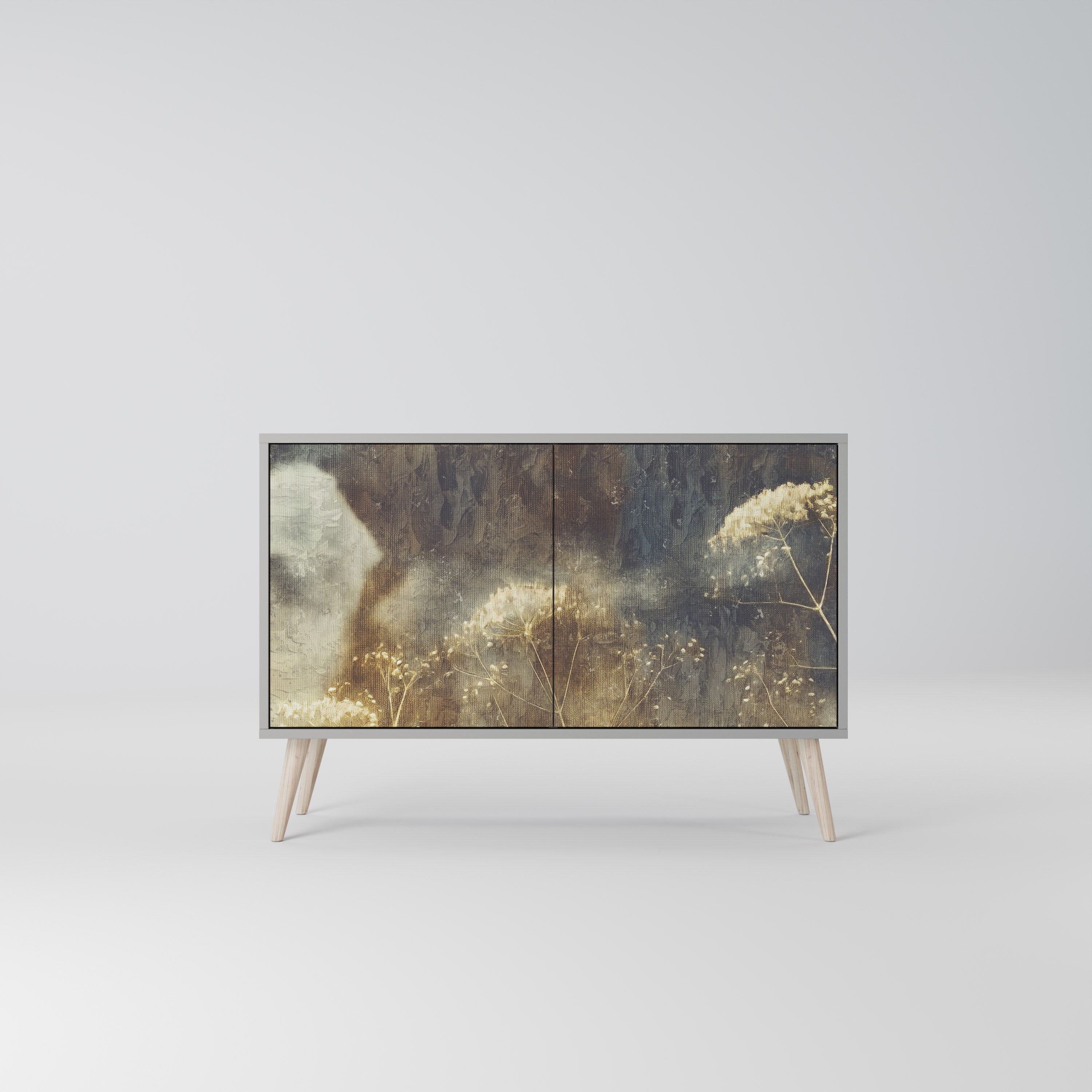 GENTLE POWER Sideboard mit 2 Türen in Grau