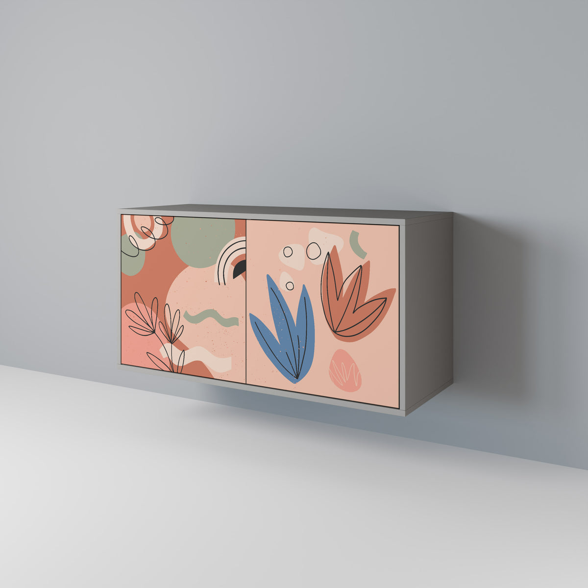 PASTEL DESTINY 2-türiges Sideboard