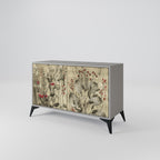 HERBAL GRACE 2-Door Sideboard in Grey Finish