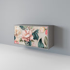 FLORAL GRACE Sideboard mit 2 Türen in Grau