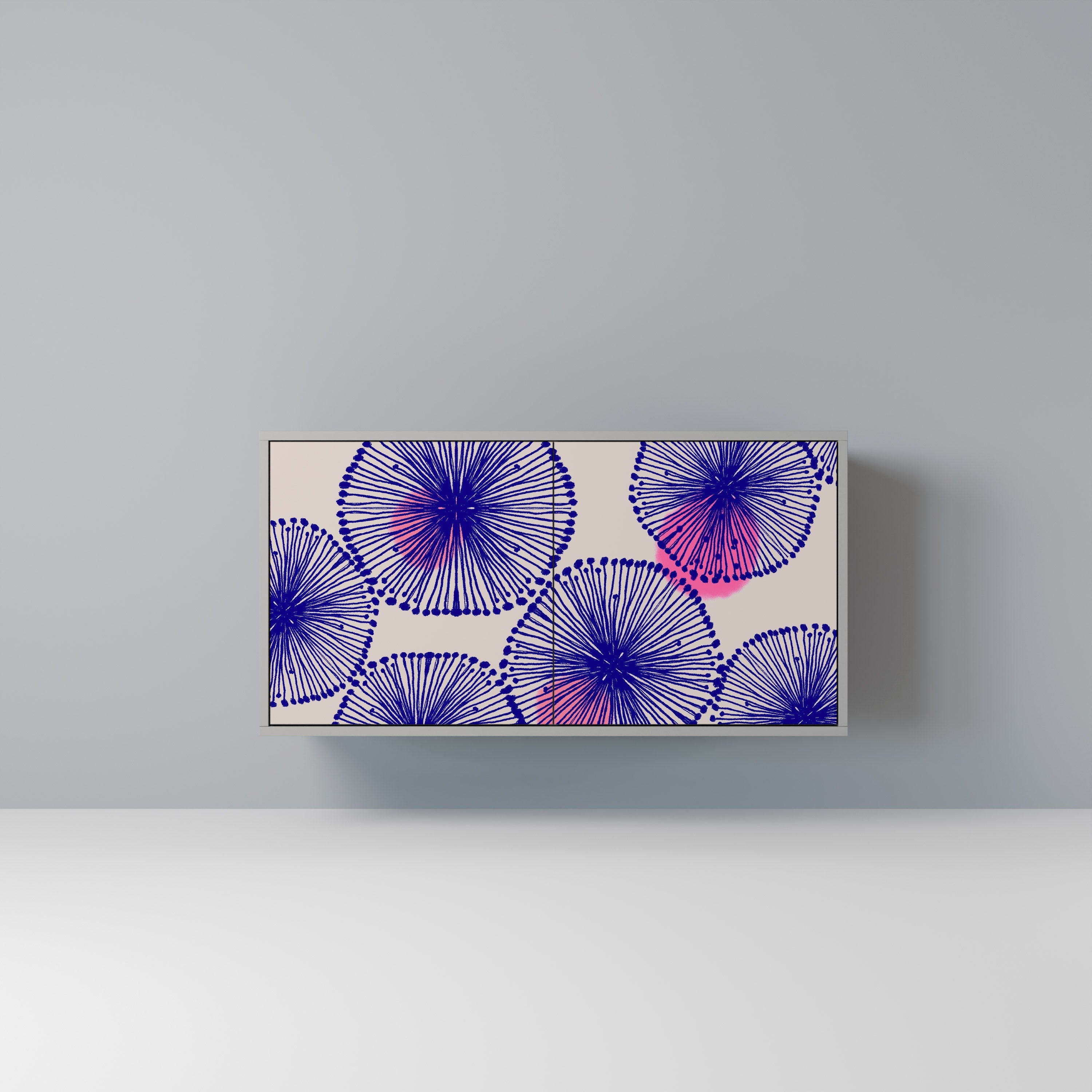 MAGIC NATURE Sideboard mit 2 Türen in Grau