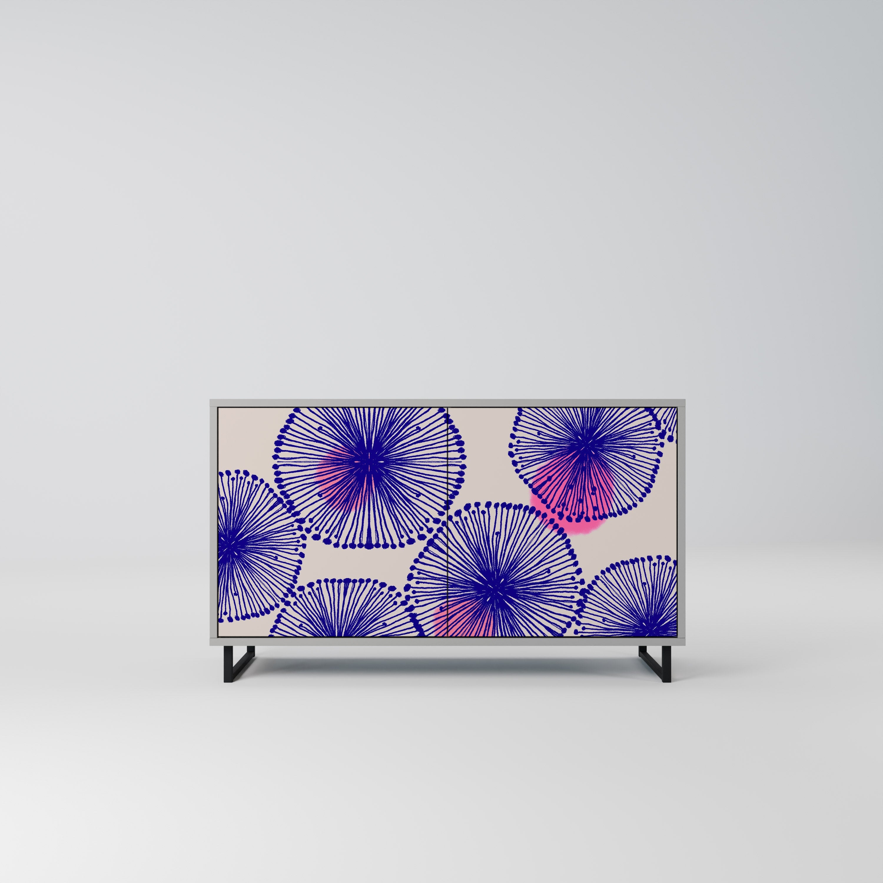 MAGIC NATURE Sideboard mit 2 Türen in Grau