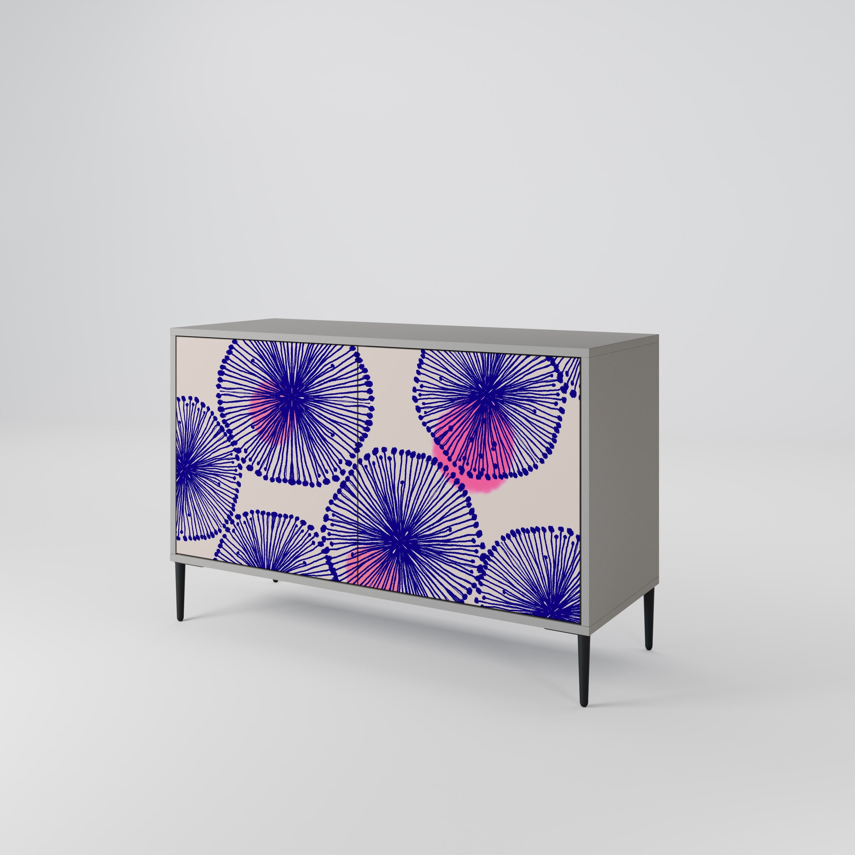 MAGIC NATURE Sideboard mit 2 Türen in Grau