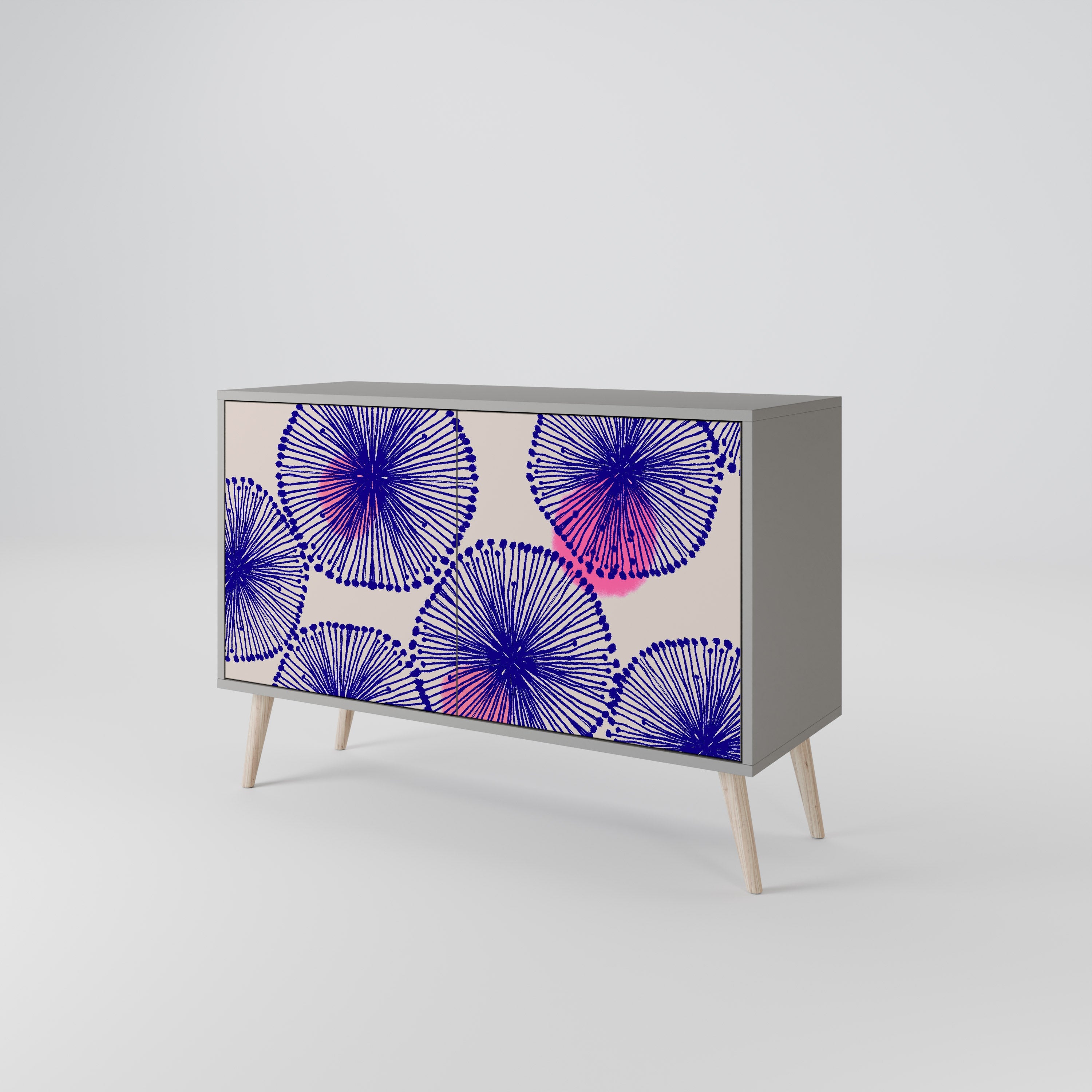 MAGIC NATURE Sideboard mit 2 Türen in Grau