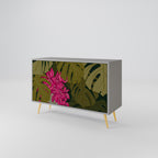 TROPICAL BEAUTY 2-Door Sideboard in Grey Finish